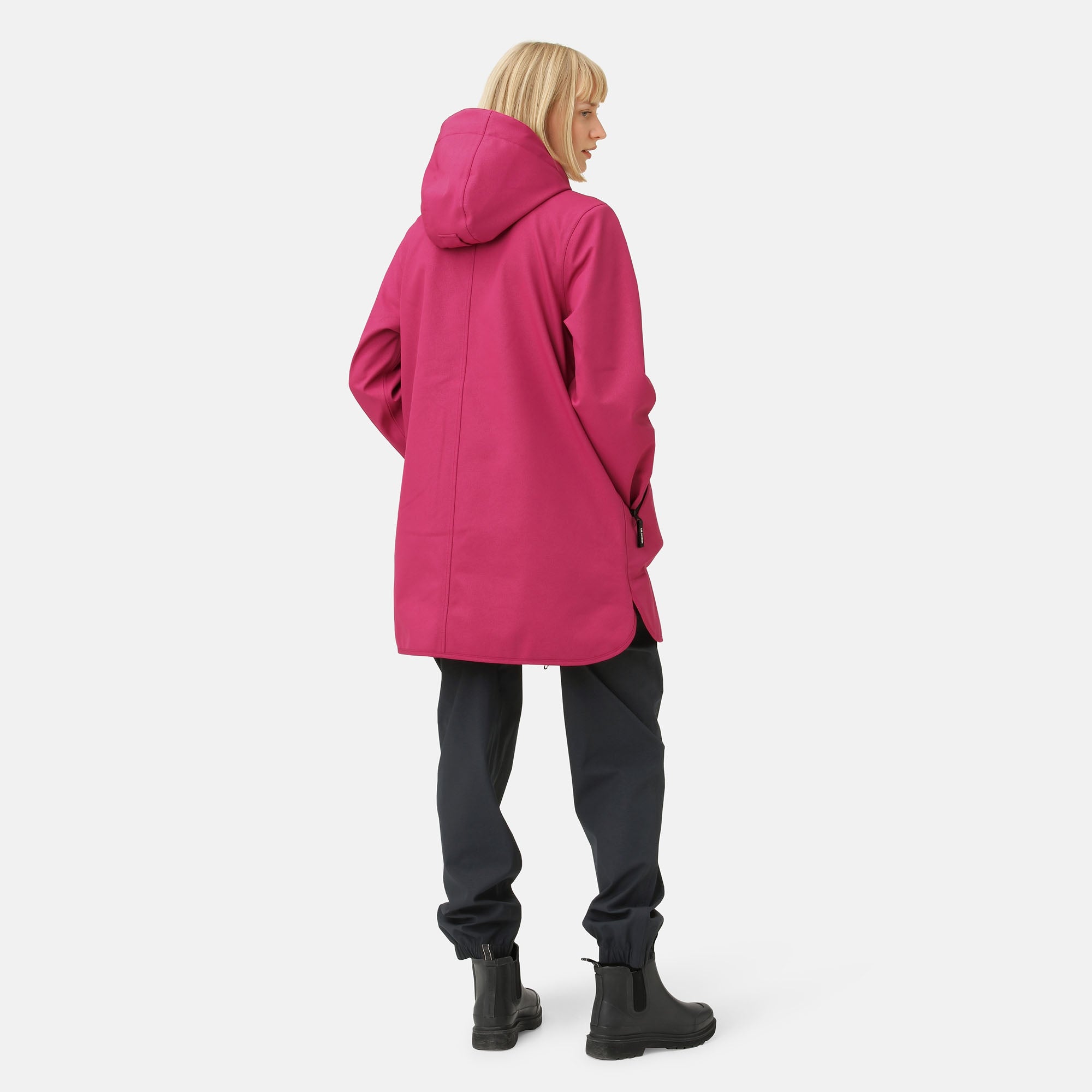 Softshell regenjas RAIN135 - Sangria 933 | Sangria | Raincoat | Ilse Jacobsen