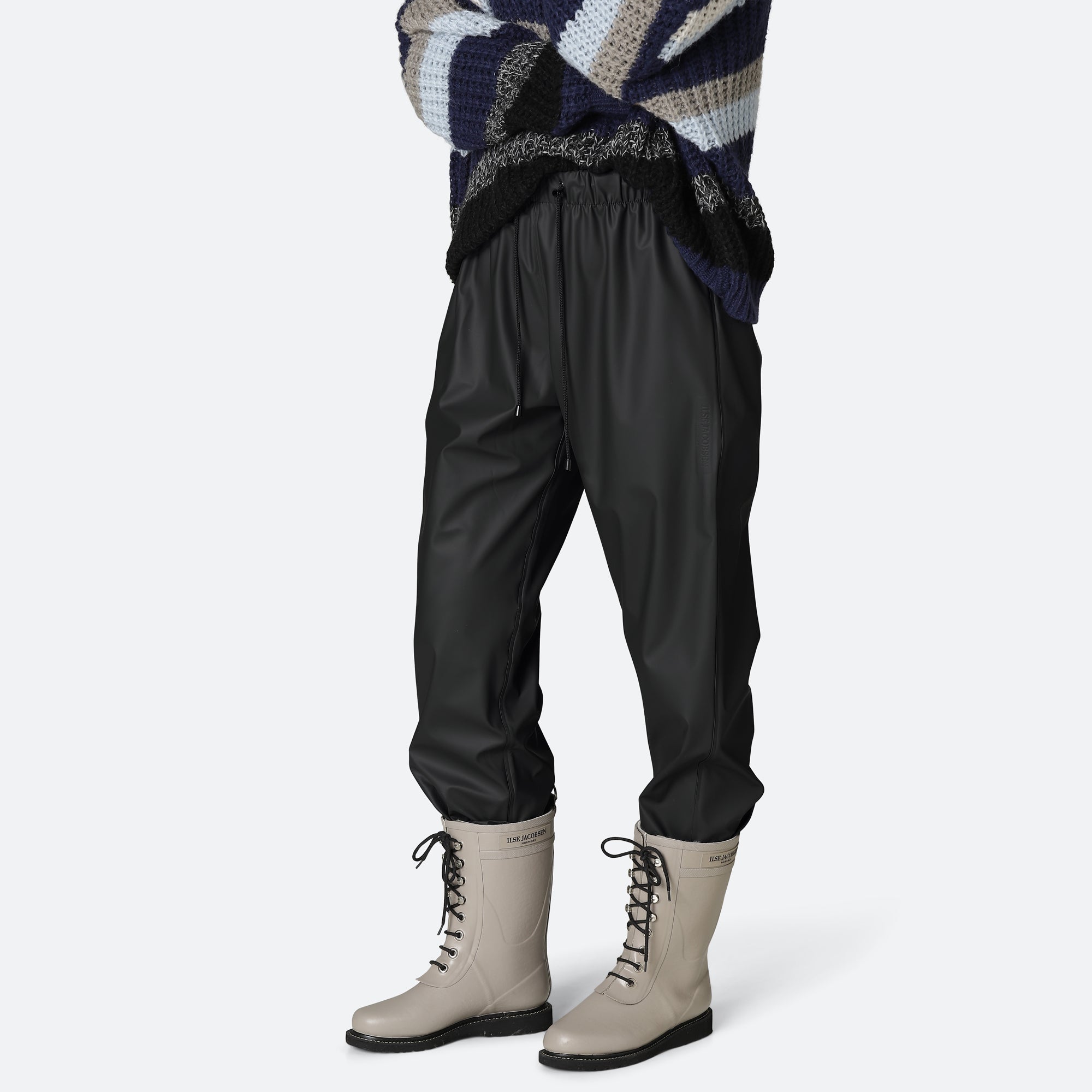 Regenbroek RAIN144 - 001 Black | Black | Rain Trouser | Ilse Jacobsen