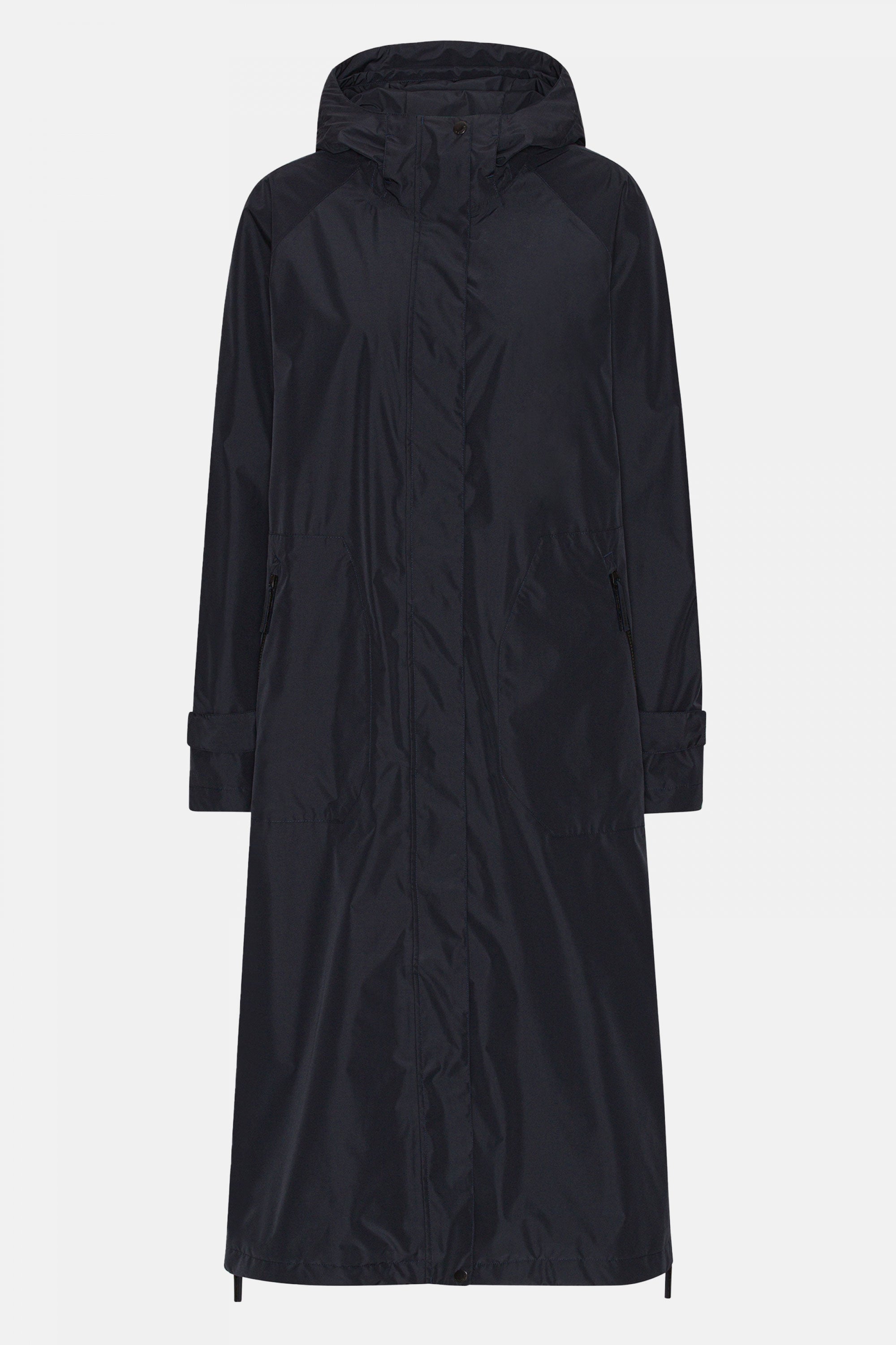 Winterjas RAIN150 - 660 Dark Indigo | Dark Indigo | Raincoat | Ilse Jacobsen