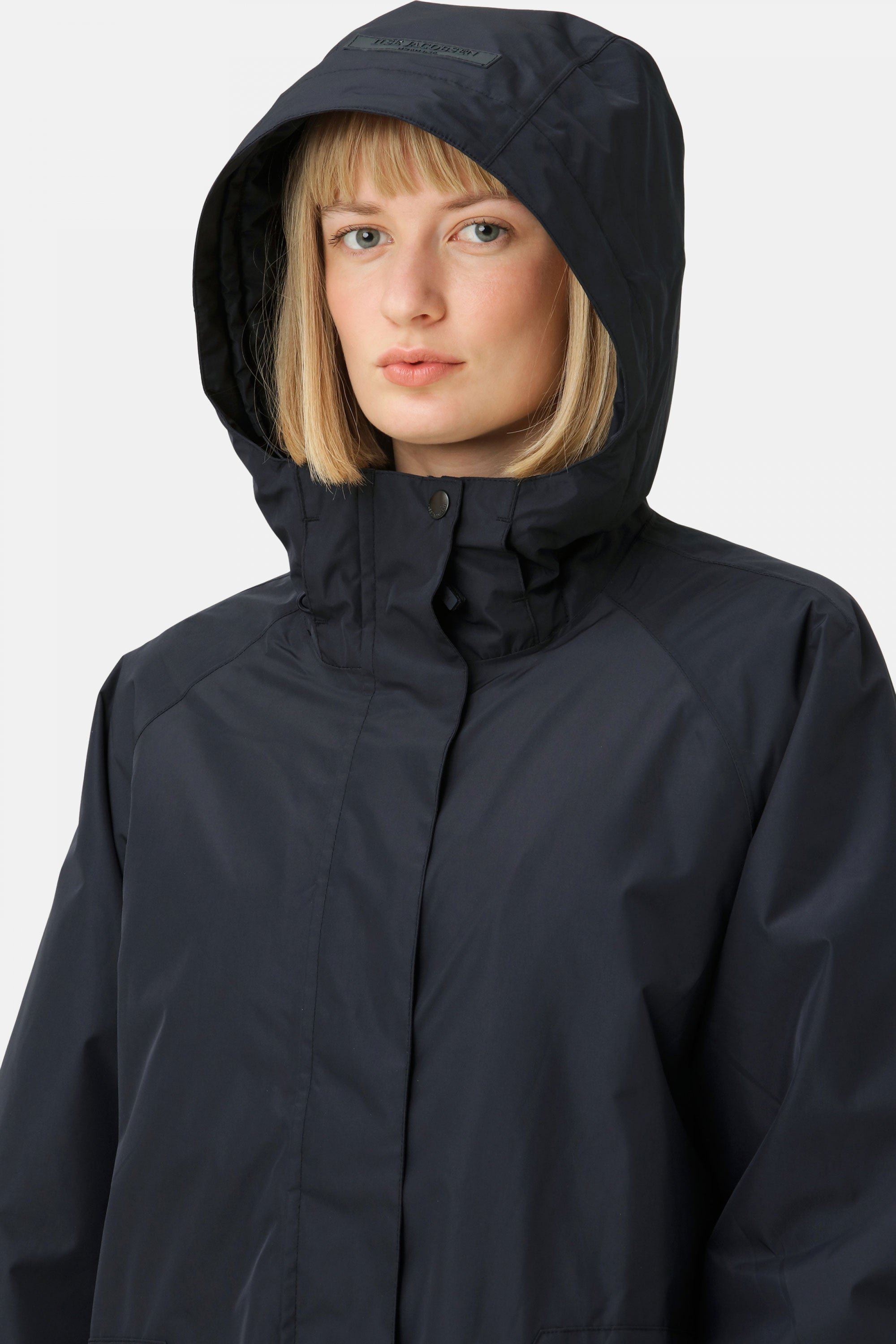 Winterjas RAIN150 - 660 Dark Indigo | Dark Indigo | Raincoat | Ilse Jacobsen