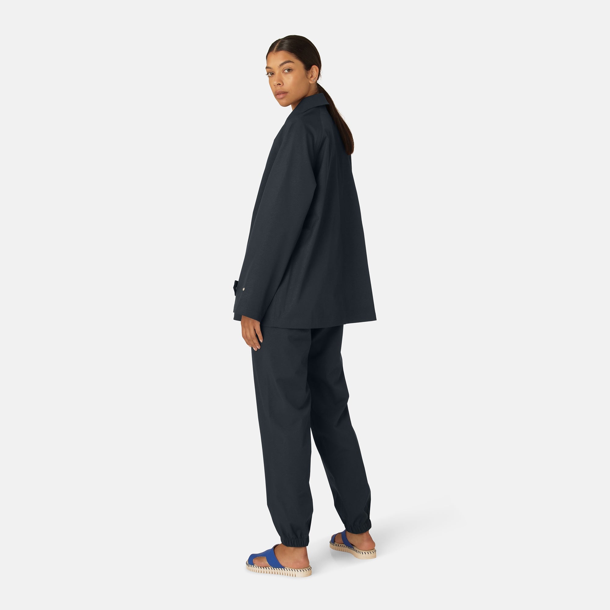 Regenjas RAIN205 - 660 Dark Indigo | Dark Indigo | Raincoat | Ilse Jacobsen