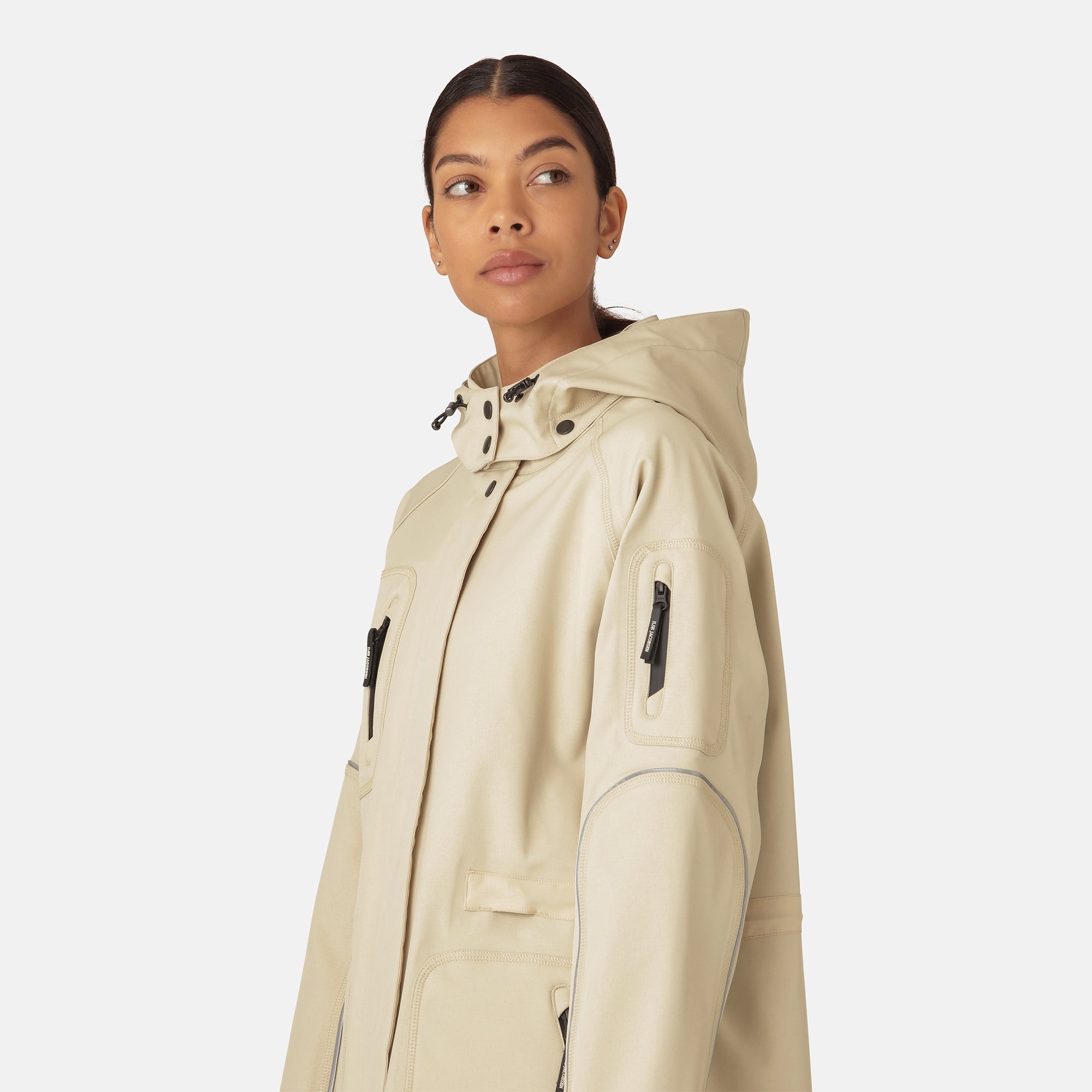 Softshell regenjas RAIN207 - 191 Beige | Beige | Raincoat | Ilse Jacobsen