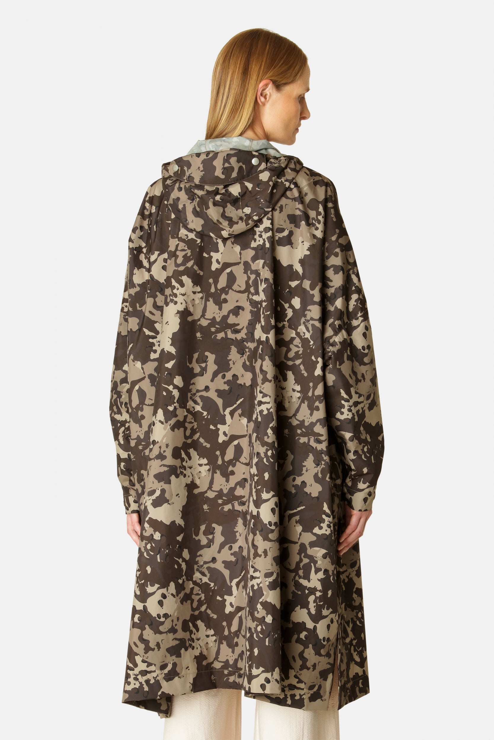 Regenponcho RAIN221SPP - 246 Brown Camo | Brown Camo | Poncho | Ilse Jacobsen