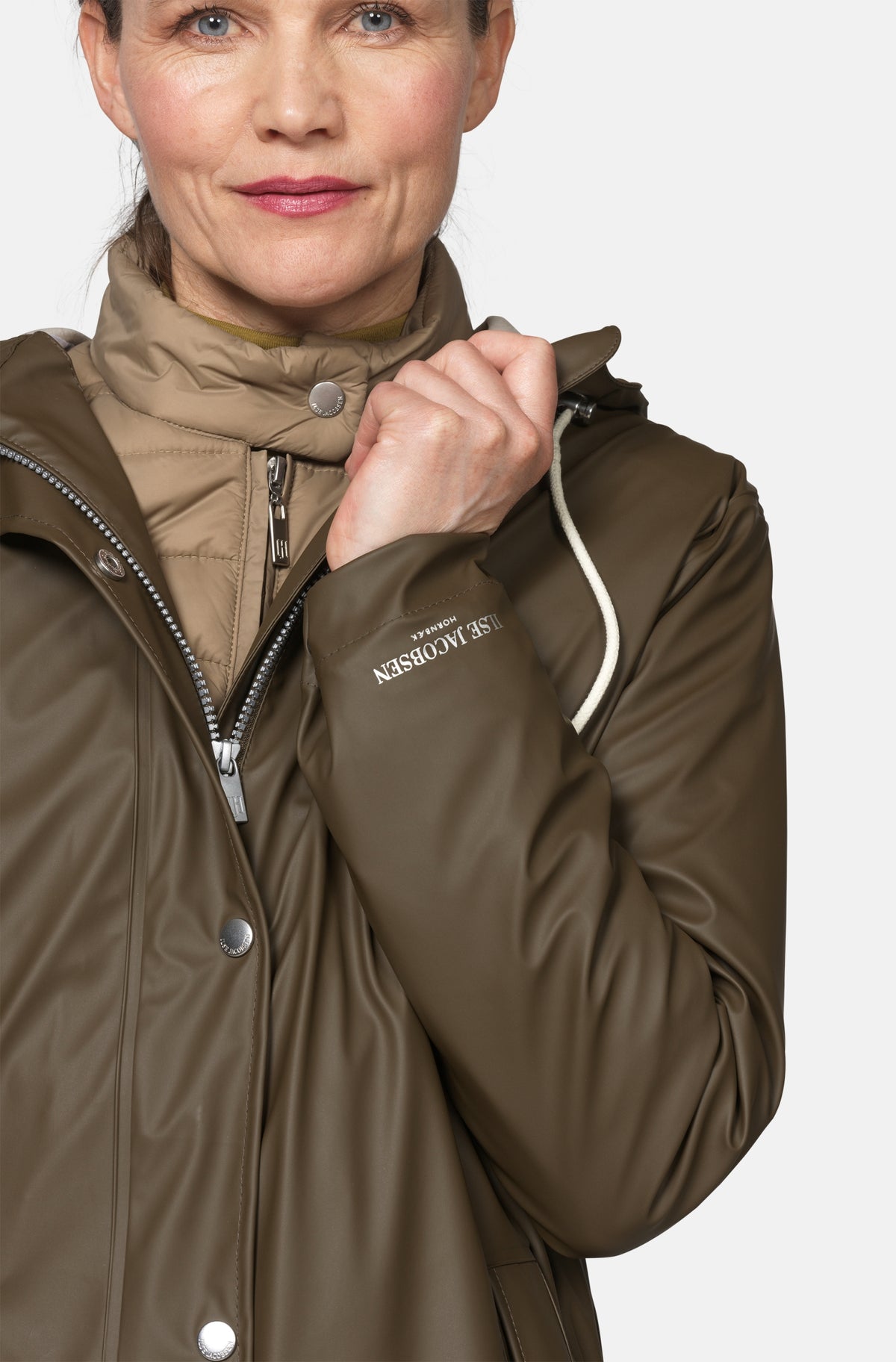 Korte regenjas RAIN228FR | Wren | Raincoat | Ilse Jacobsen