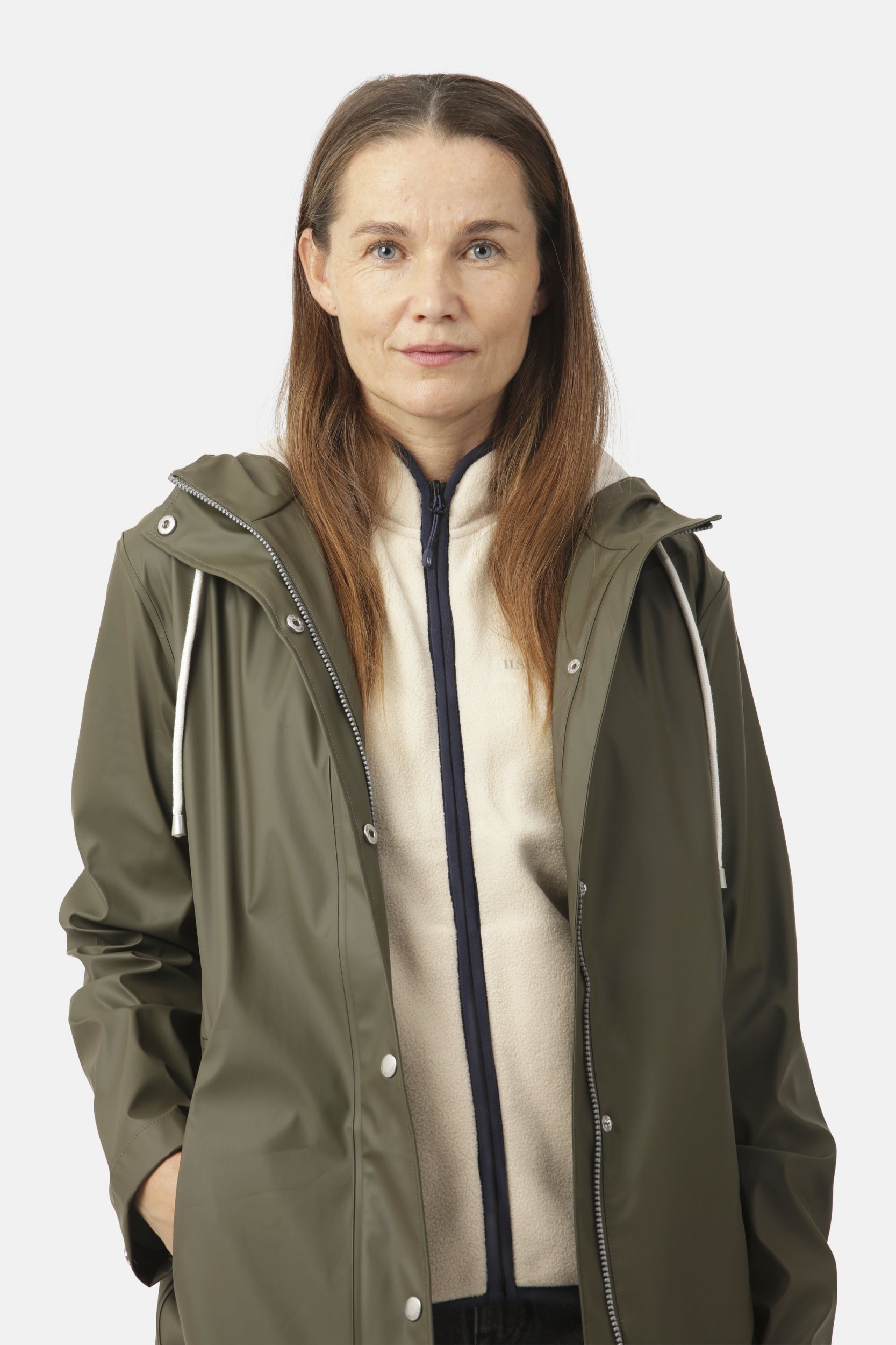 Regenjas RAIN228FR - 410 Army | Army | Raincoat | Ilse Jacobsen