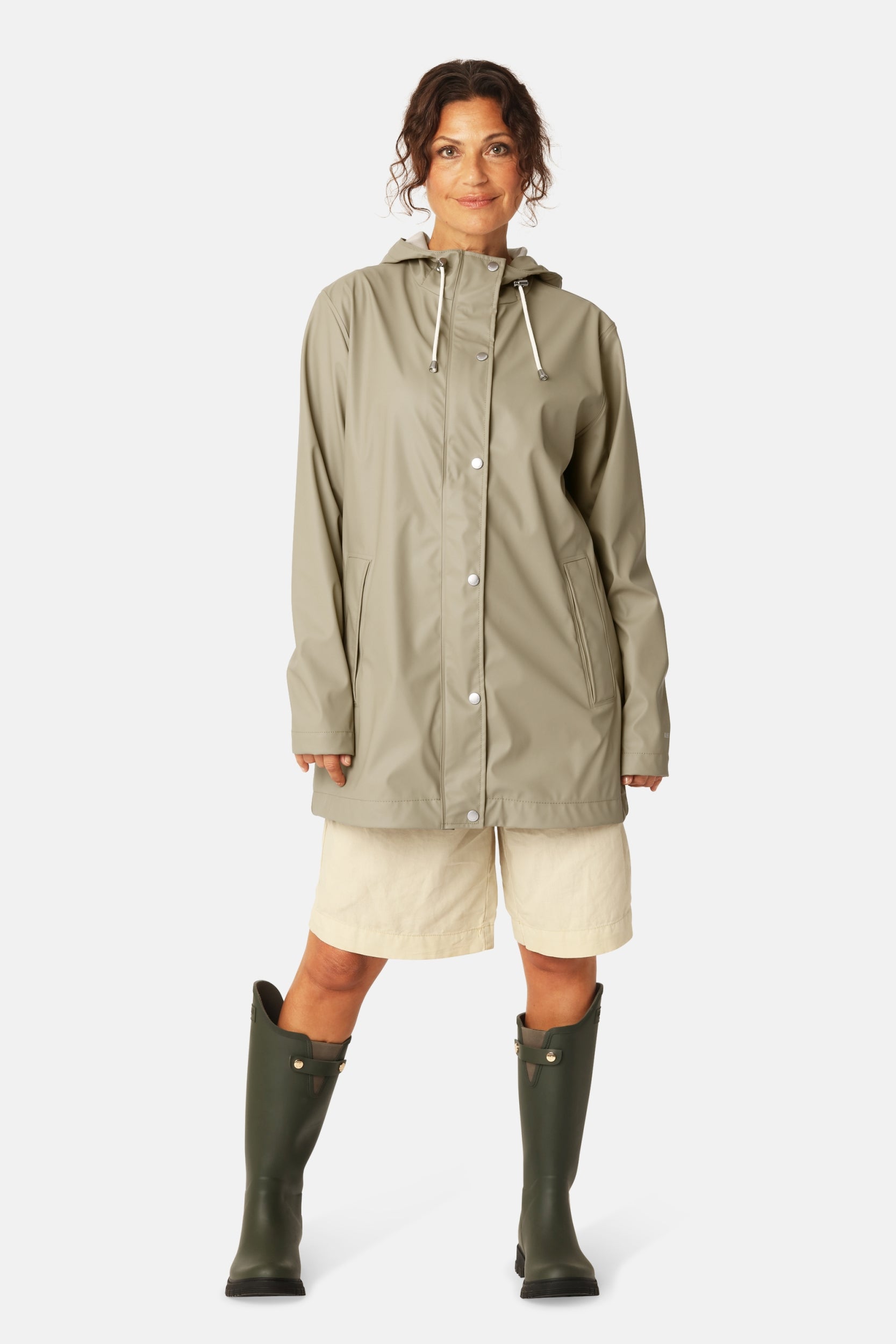 Regenjas RAIN228FR | Coriander | Raincoat | Ilse Jacobsen