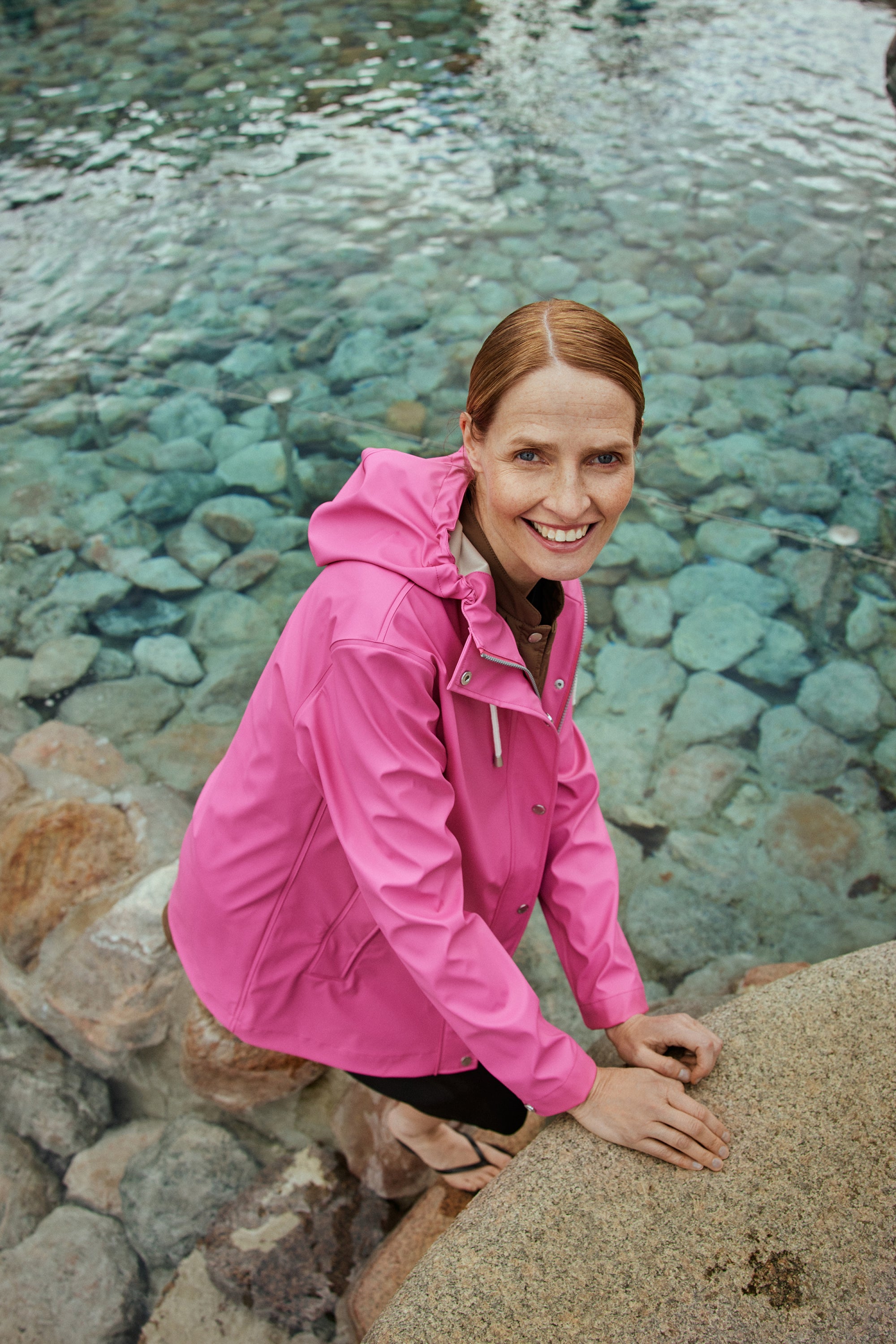 Regenjas RAIN228FR - 917 Magenta | Magenta | Raincoat | Ilse Jacobsen
