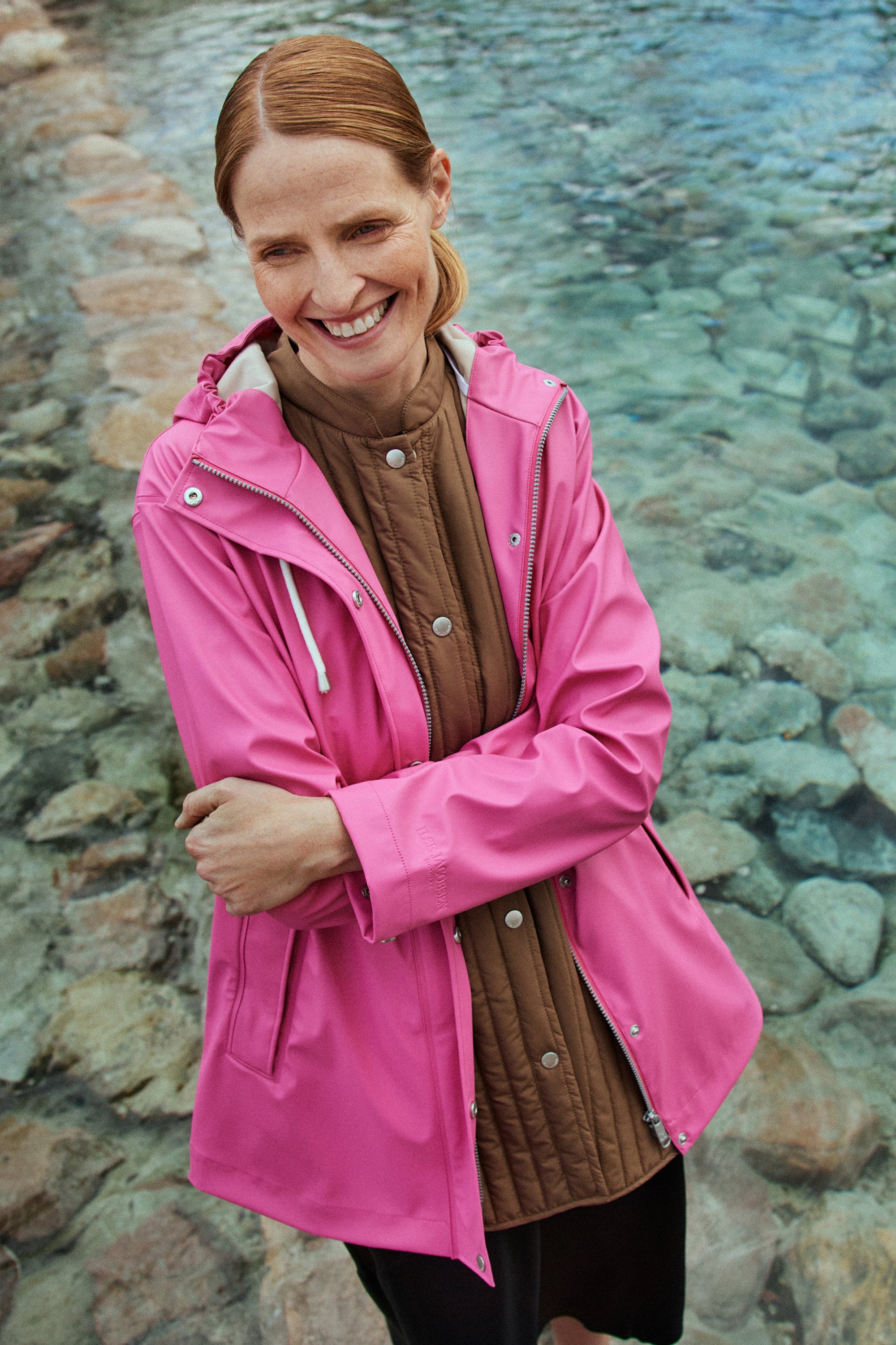 Regenjas RAIN228FR - 917 Magenta | Magenta | Raincoat | Ilse Jacobsen