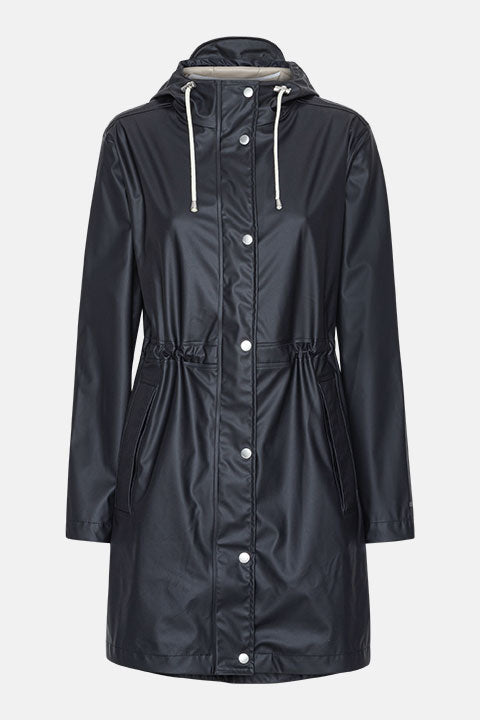 Regenjas RAIN228FR - 660 Dark Indigo | Dark Indigo | Raincoat | Ilse Jacobsen