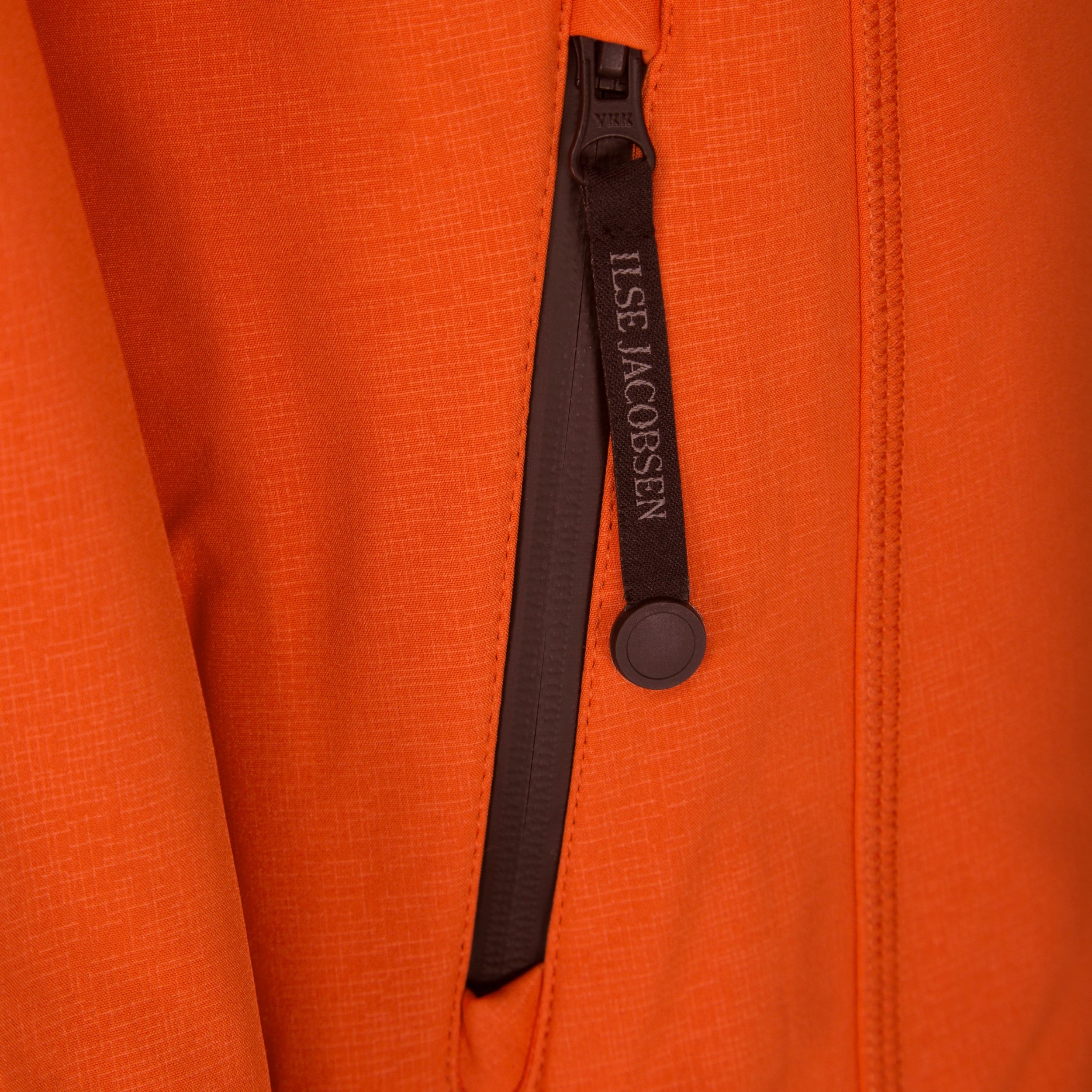 Softshell Regenjas Lang RAIN37L | Warm Orange | Raincoat | Ilse Jacobsen