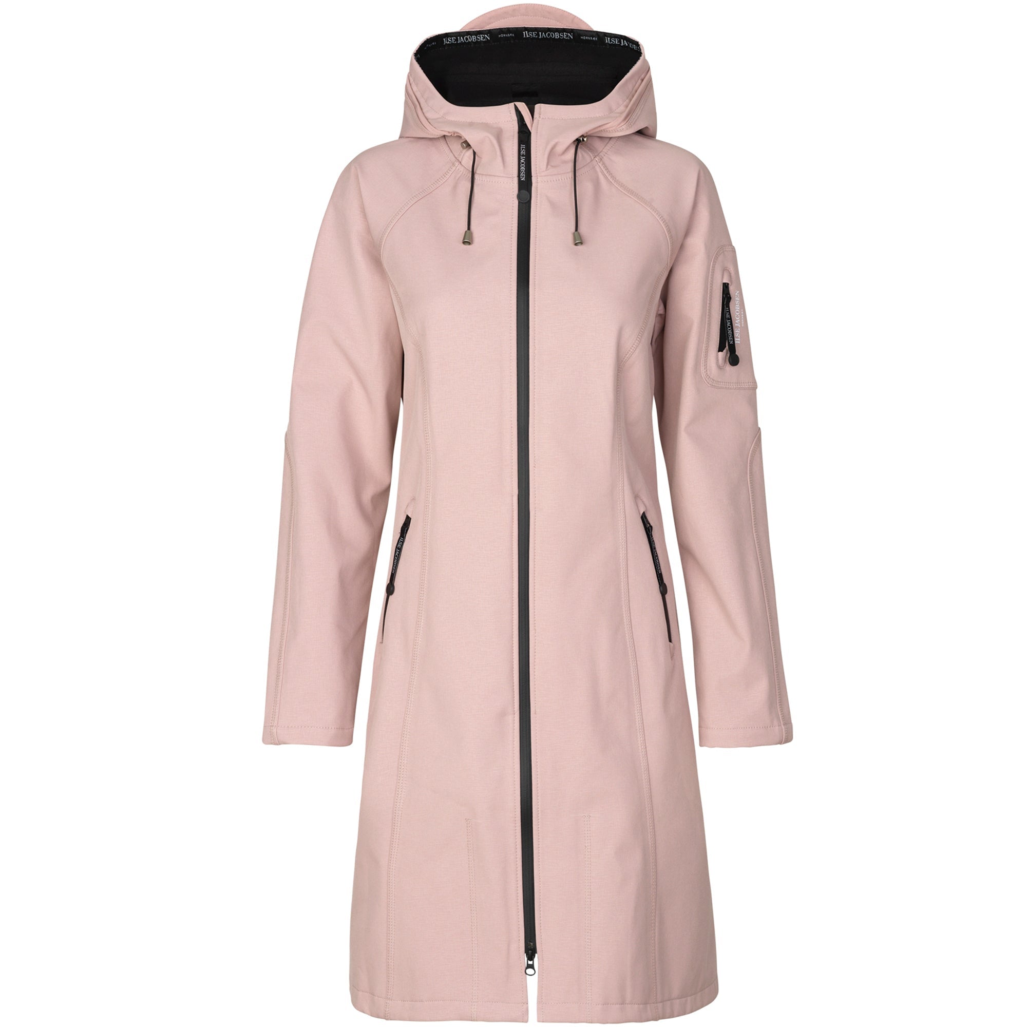Softshell regenjas lang RAIN37L - 378 Adobe Rose | Adobe Rose | Raincoat | Ilse Jacobsen
