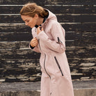 Softshell regenjas lang RAIN37L | Adobe Rose | Raincoat | Ilse Jacobsen