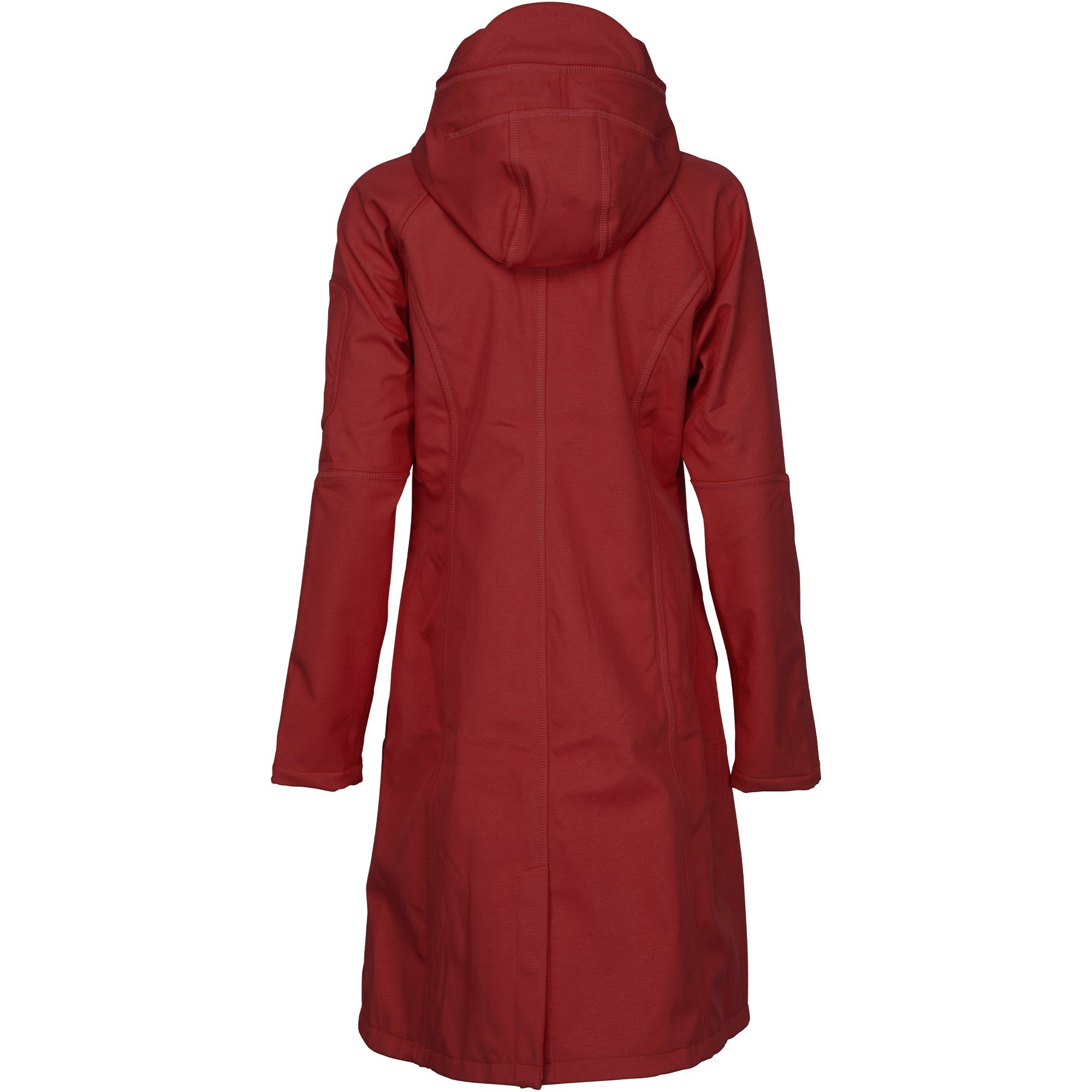 Softshell regenjas lang RAIN37L - 383 Rhubarb | Rhubarb | Raincoat | Ilse Jacobsen