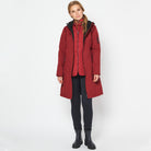 Softshell regenjas lang RAIN37L | Rhubarb | Raincoat | Ilse Jacobsen