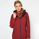 Softshell regenjas lang RAIN37L | Rhubarb | Raincoat | Ilse Jacobsen