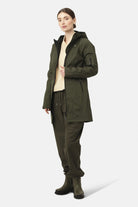 Softshell regenjas lang RAIN37L | Army | Raincoat | Ilse Jacobsen