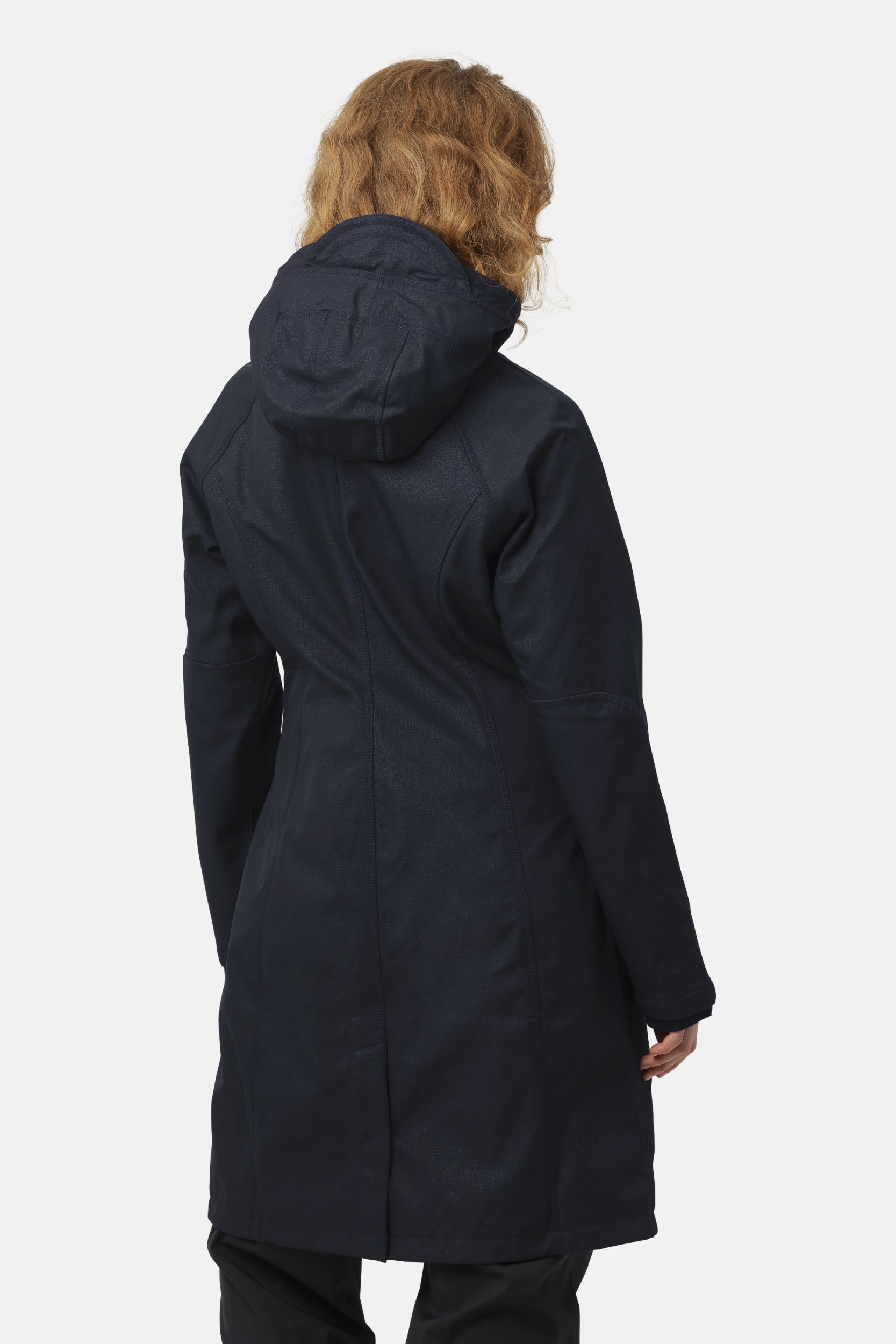 Softshell regenjas lang RAIN37L - 660 Dark Indigo | Dark Indigo | Raincoat | Ilse Jacobsen