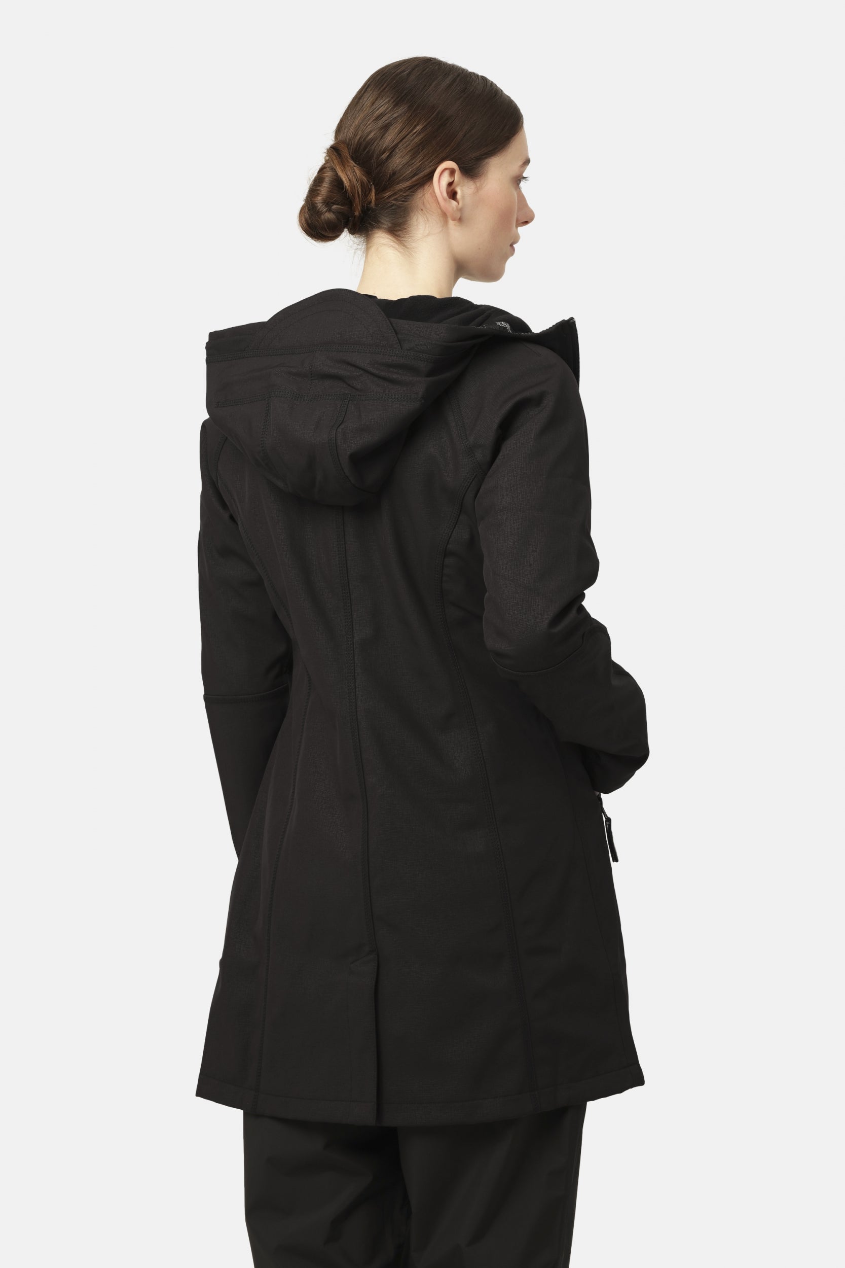 Softshell regenjas RAIN37 - 001 Black | Black | Raincoat | Ilse Jacobsen