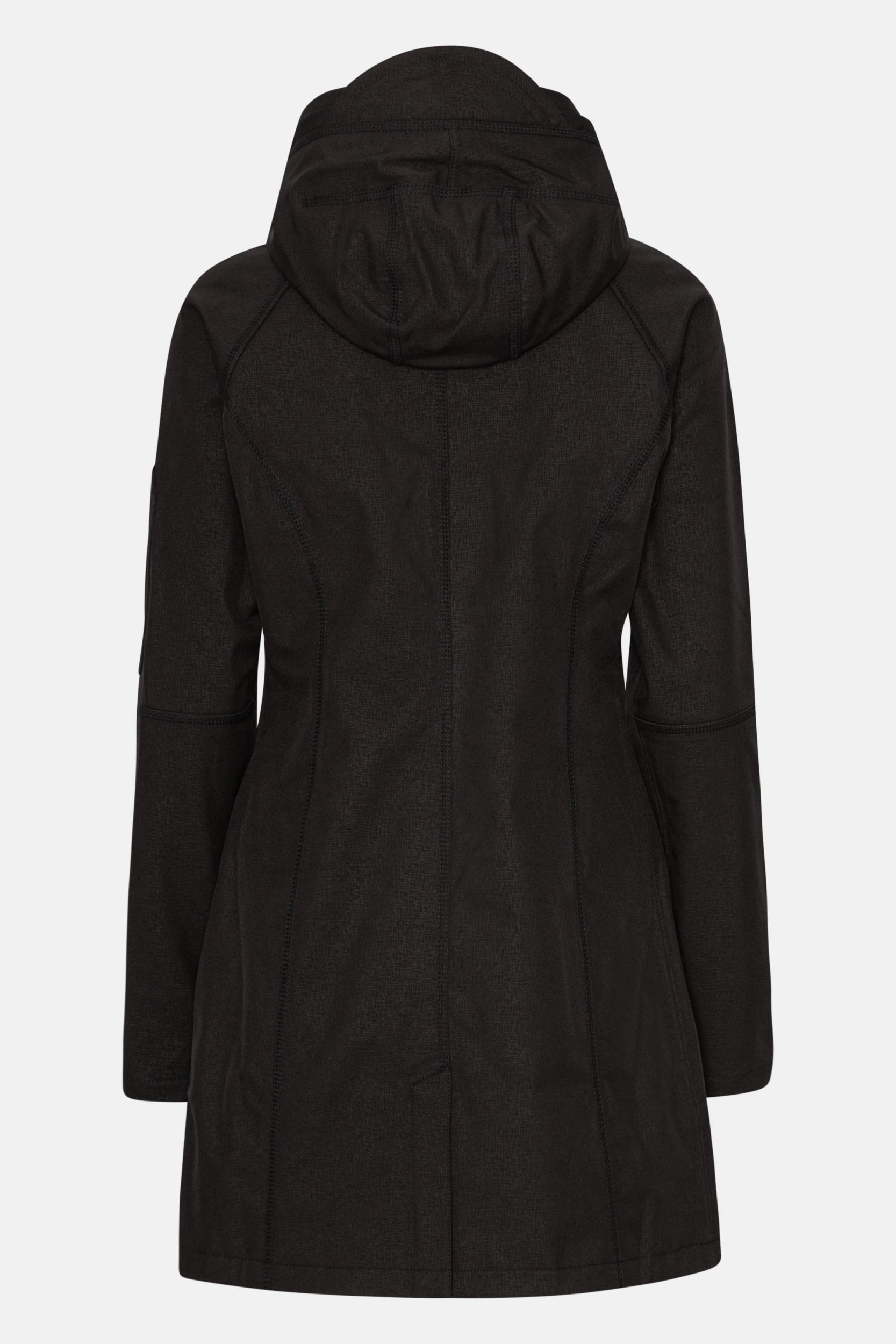 Softshell regenjas RAIN37 - 001 Black | Black | Raincoat | Ilse Jacobsen