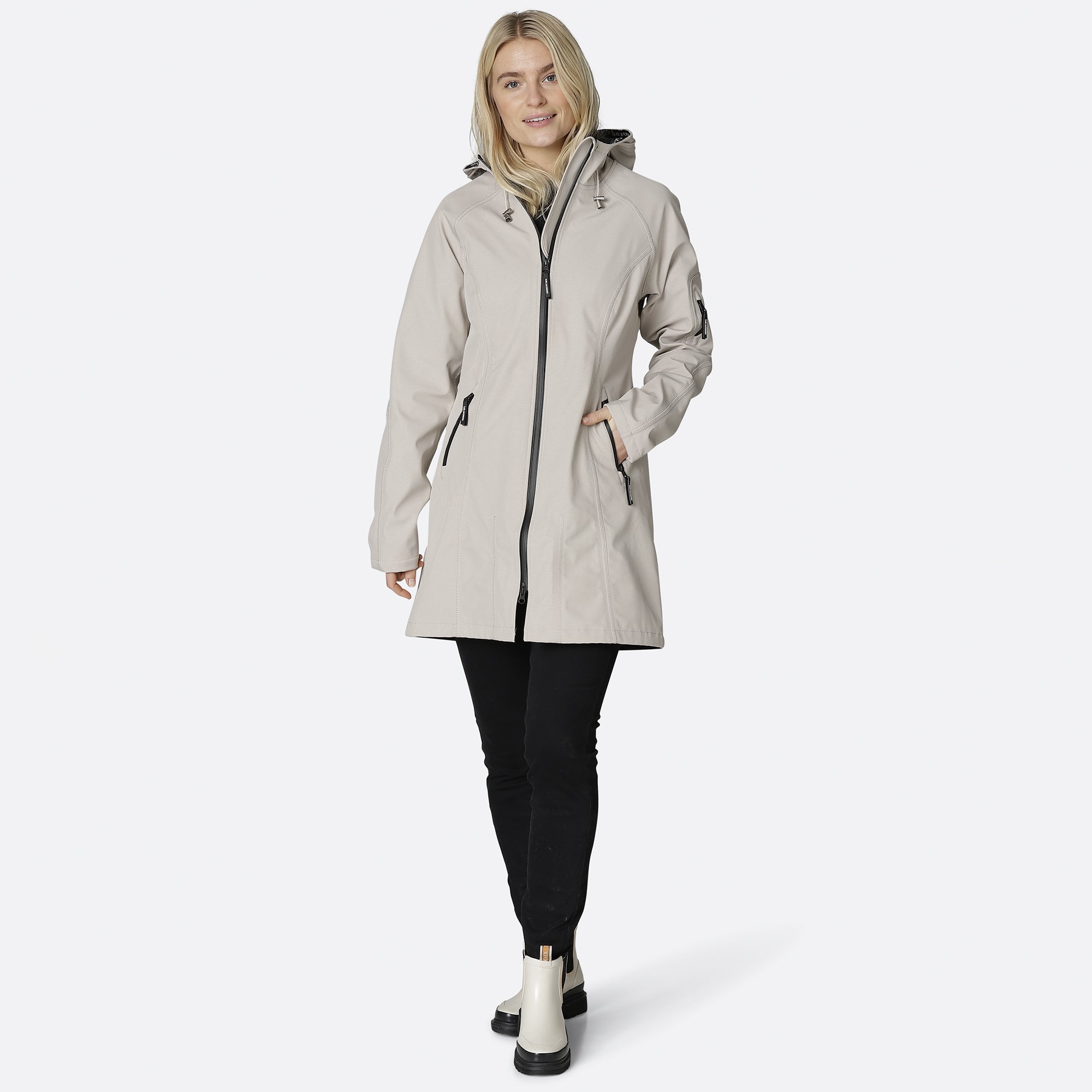 Softshell regenjas RAIN37 - 029 Chateau Grey | Chateau Gray | Raincoat | Ilse Jacobsen