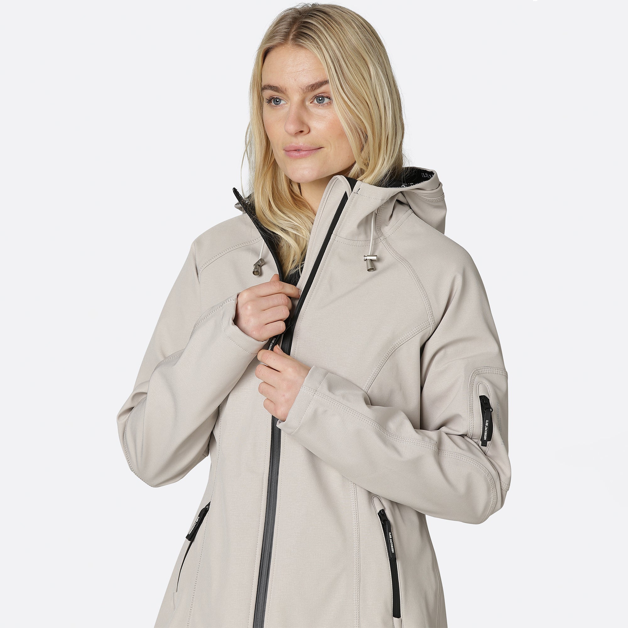 Softshell regenjas RAIN37 - 029 Chateau Grey | Chateau Gray | Raincoat | Ilse Jacobsen
