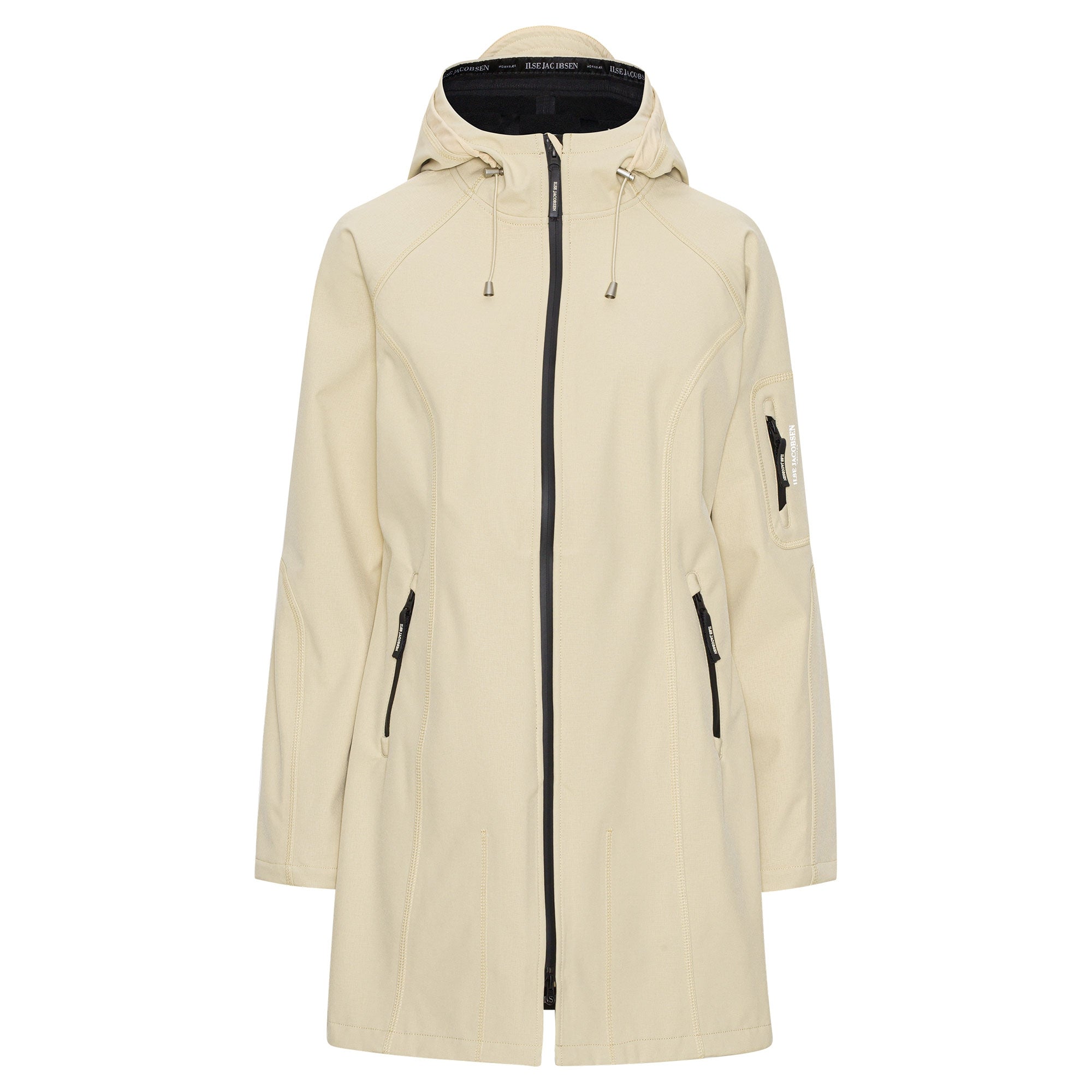 Softshell regenjas RAIN37 - 191 Beige | Beige | Raincoat | Ilse Jacobsen