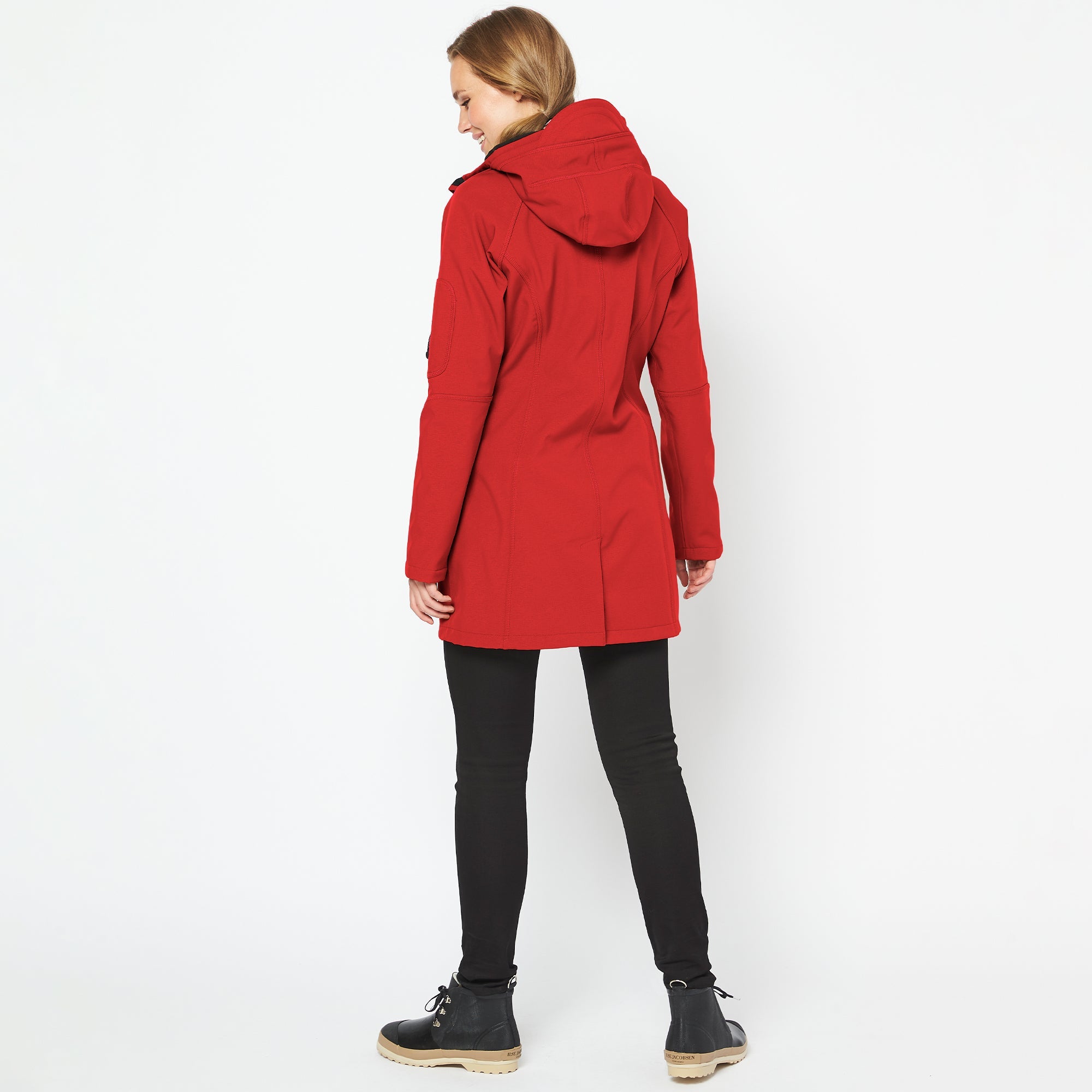 Softshell regenjas RAIN37 - 303 Deep Red | Deep Red | Raincoat | Ilse Jacobsen
