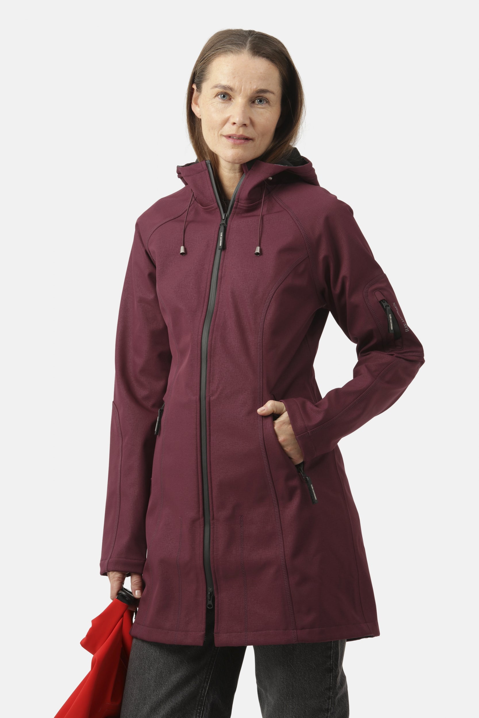 Softshell Regenjas RAIN37 - Maroon Banner 307 | Maroon Banner | Raincoat | Ilse Jacobsen