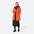 Softshell Regenjas RAIN37 | Warm Orange | Raincoat | Ilse Jacobsen