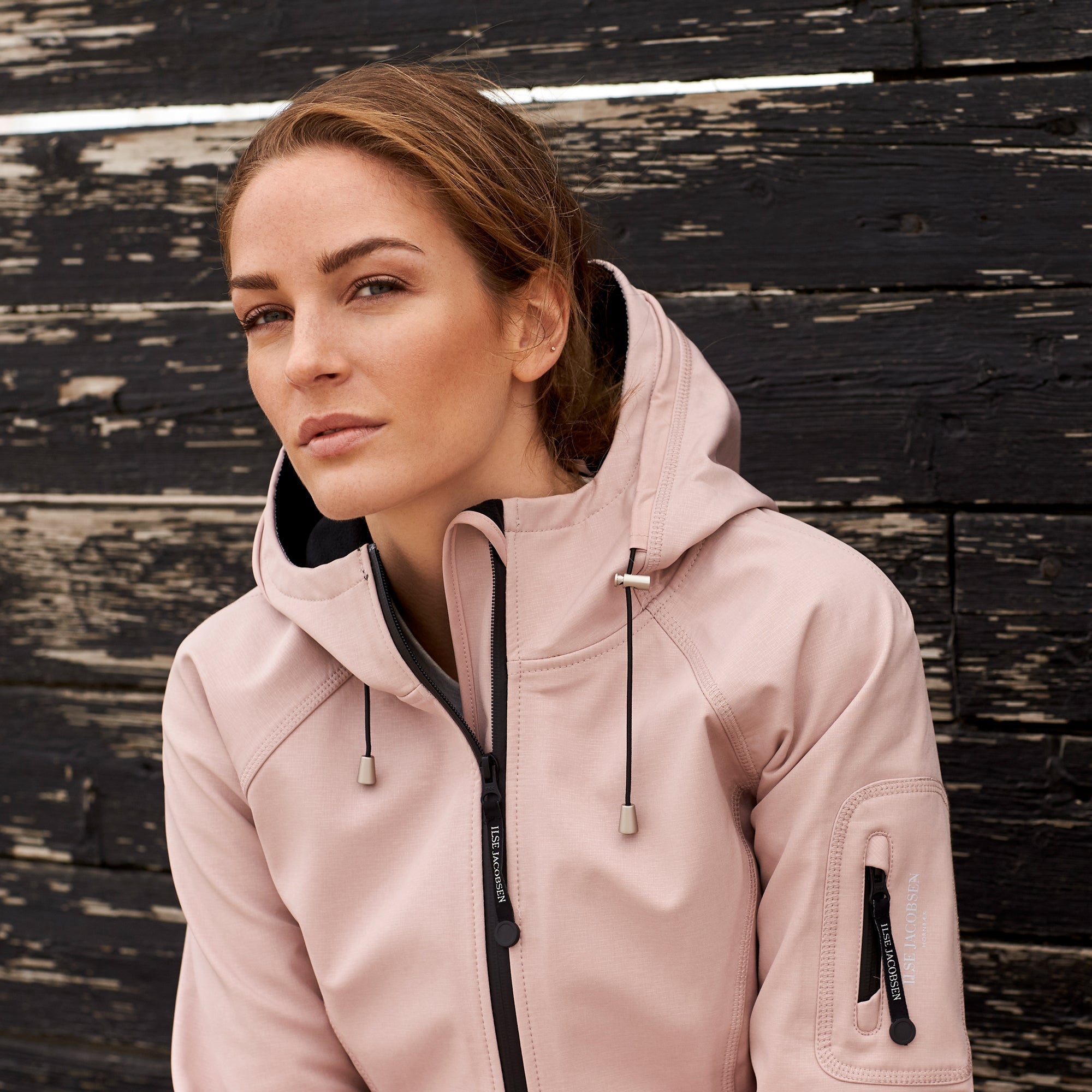 Softshell regenjas RAIN37 - 378 Adobe Rose | Adobe Rose | Raincoat | Ilse Jacobsen