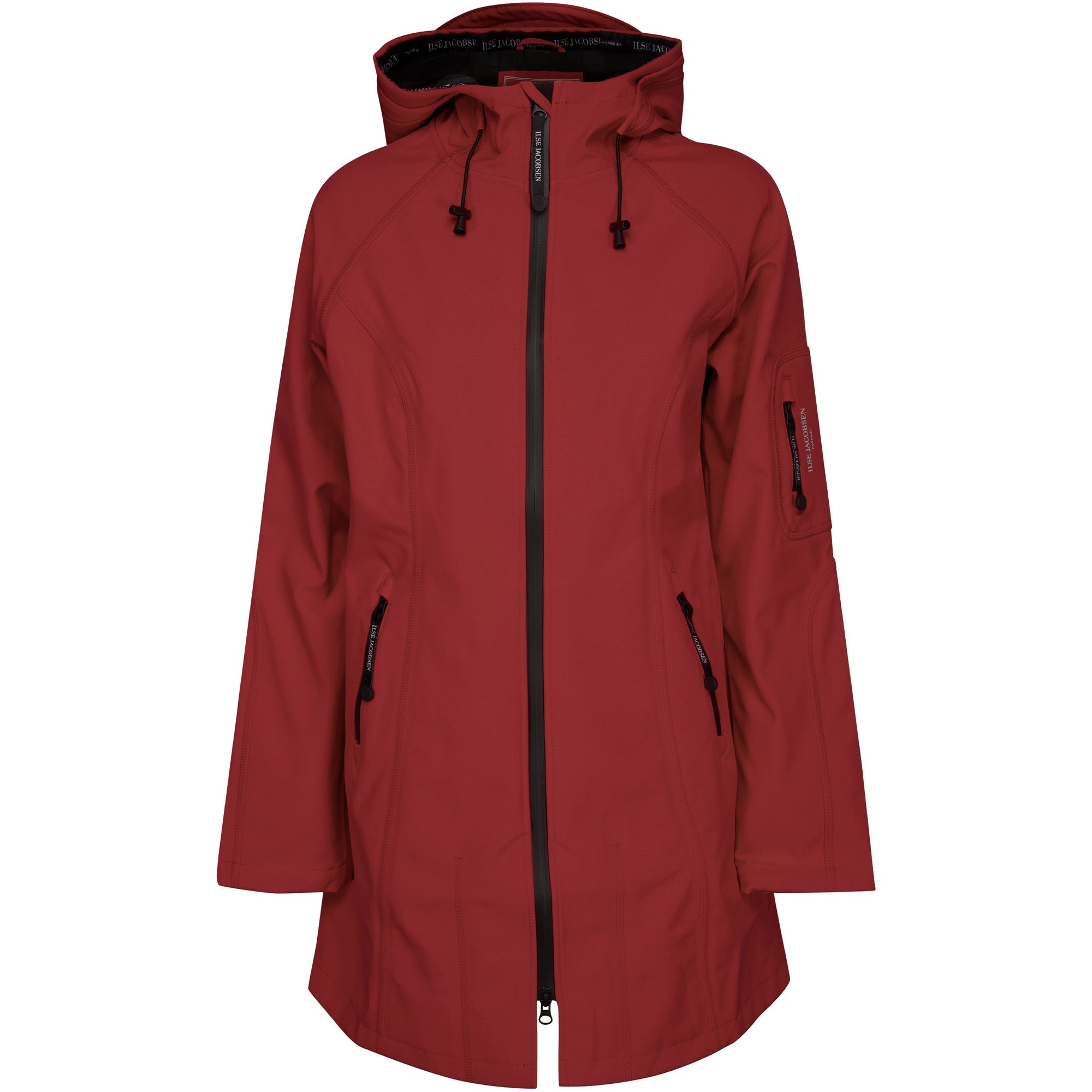 Softshell regenjas RAIN37 - 383 Rhubarb | Rhubarb | Raincoat | Ilse Jacobsen