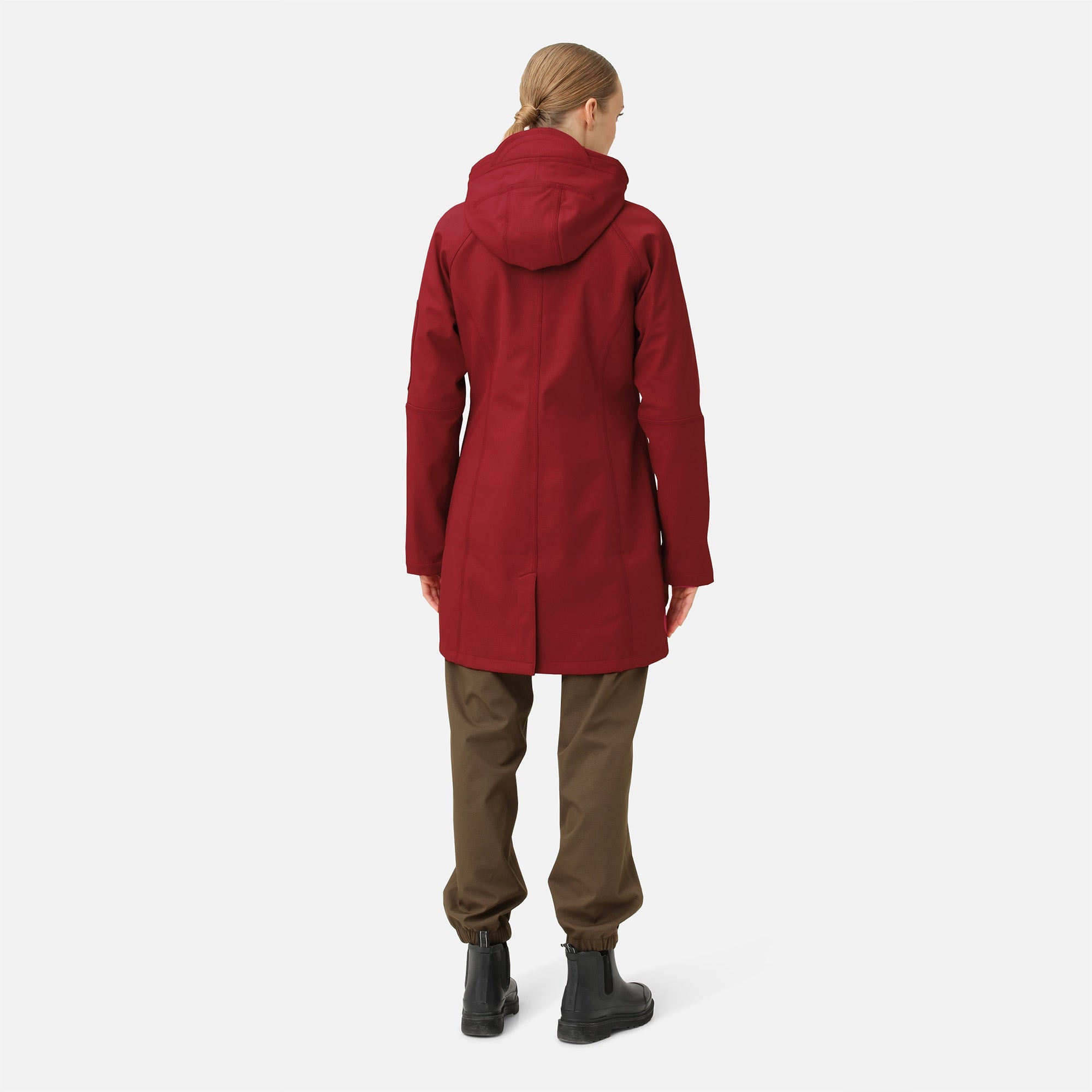 Softshell regenjas RAIN37 - 383 Rhubarb | Rhubarb | Raincoat | Ilse Jacobsen