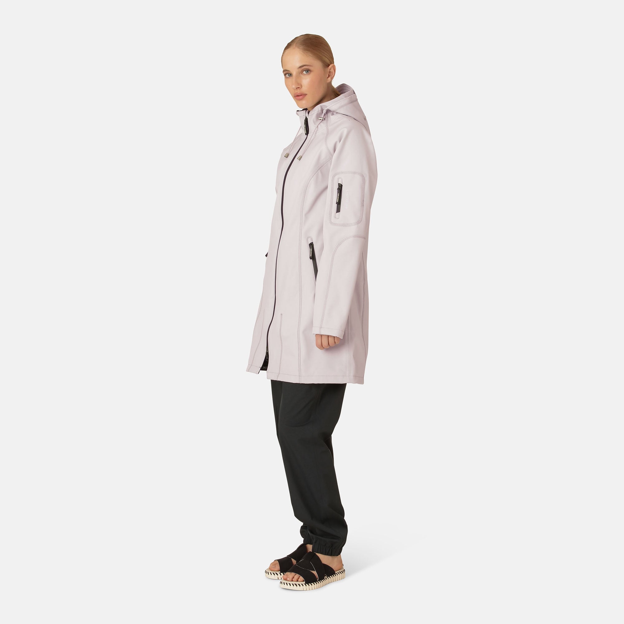 Softshell regenjas RAIN37 - 5490 Concrete | Concrete | Raincoat | Ilse Jacobsen