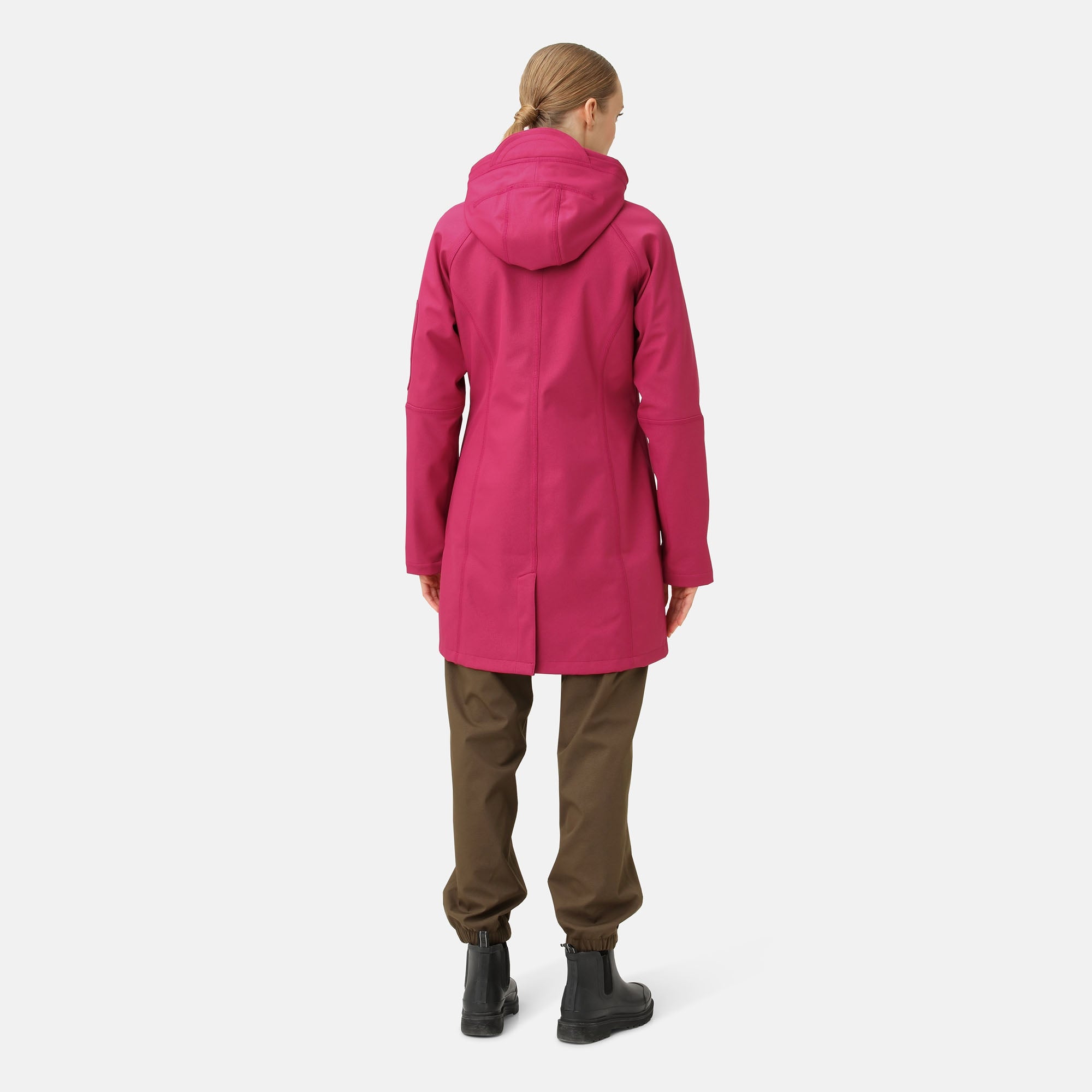 Softshell regenjas RAIN37 - Sangria 933 | Sangria | Raincoat | Ilse Jacobsen