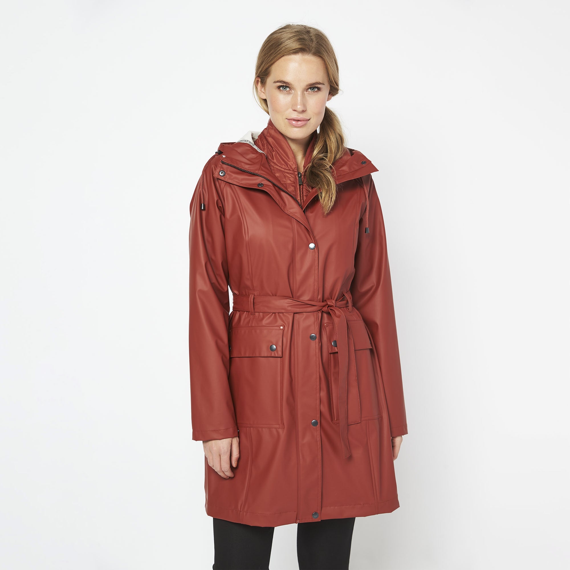 Regenjas RAIN70 - 242 Burnt Henna | Burnt Henna | Raincoat | Ilse Jacobsen