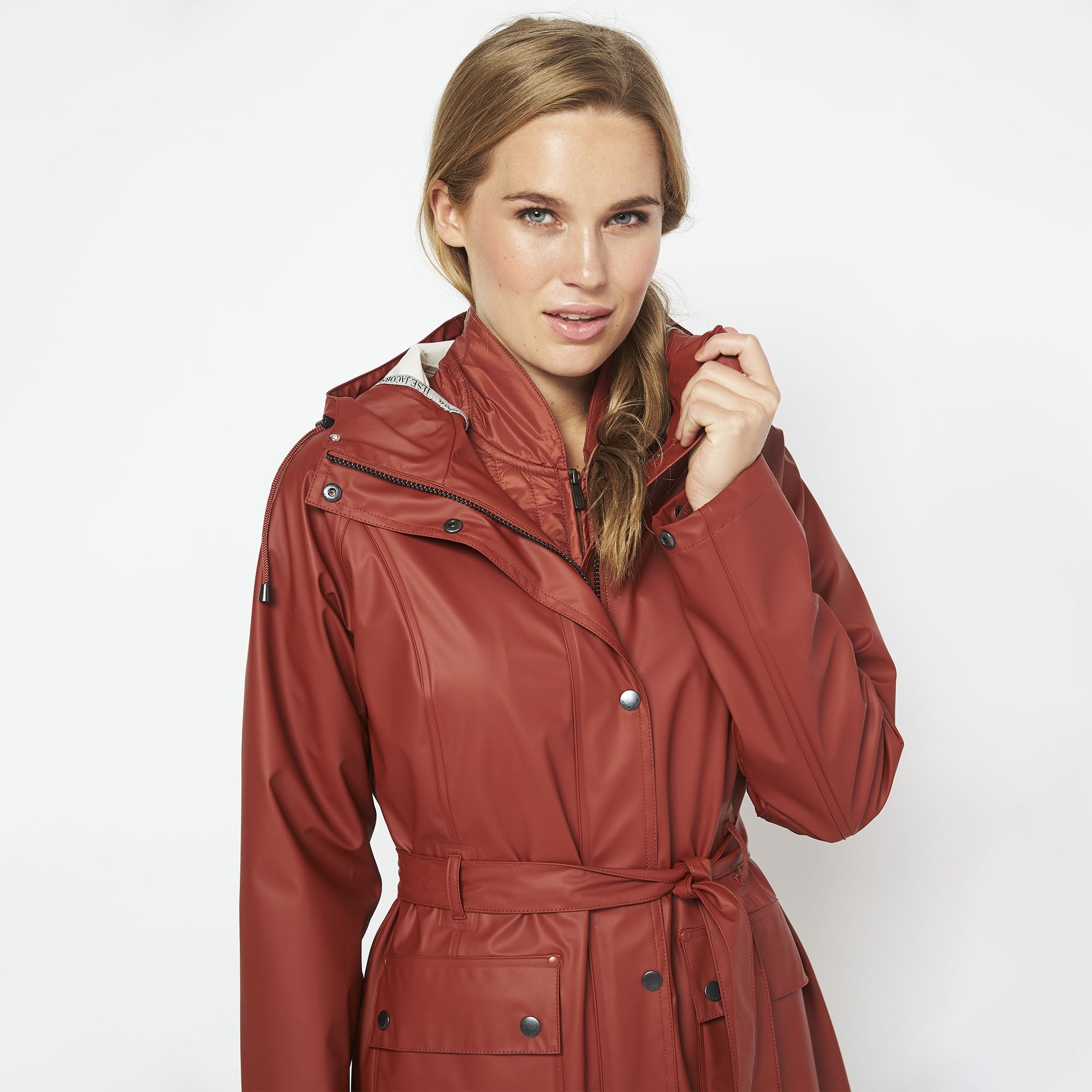 Regenjas RAIN70 - 242 Burnt Henna | Burnt Henna | Raincoat | Ilse Jacobsen