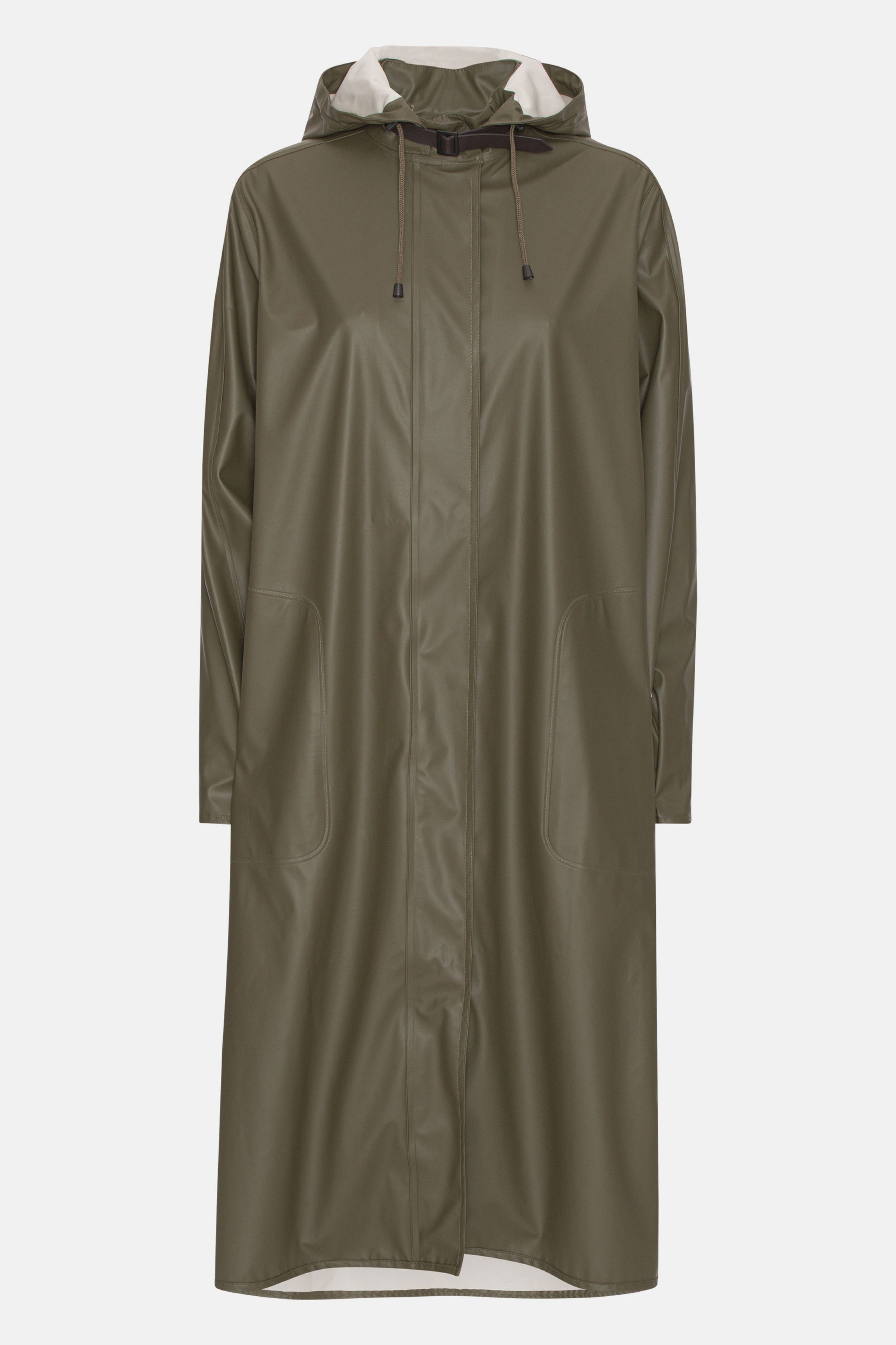 Regenjas lang RAIN71L | Army | Raincoat | Ilse Jacobsen