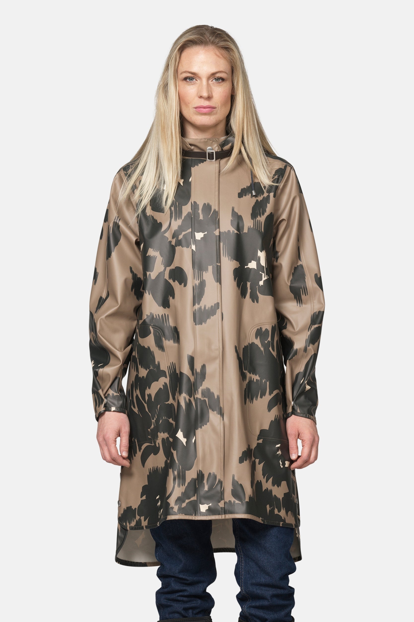 Regenjas met bloemenprint RAIN71P | Floral Decors | Raincoat | Ilse Jacobsen