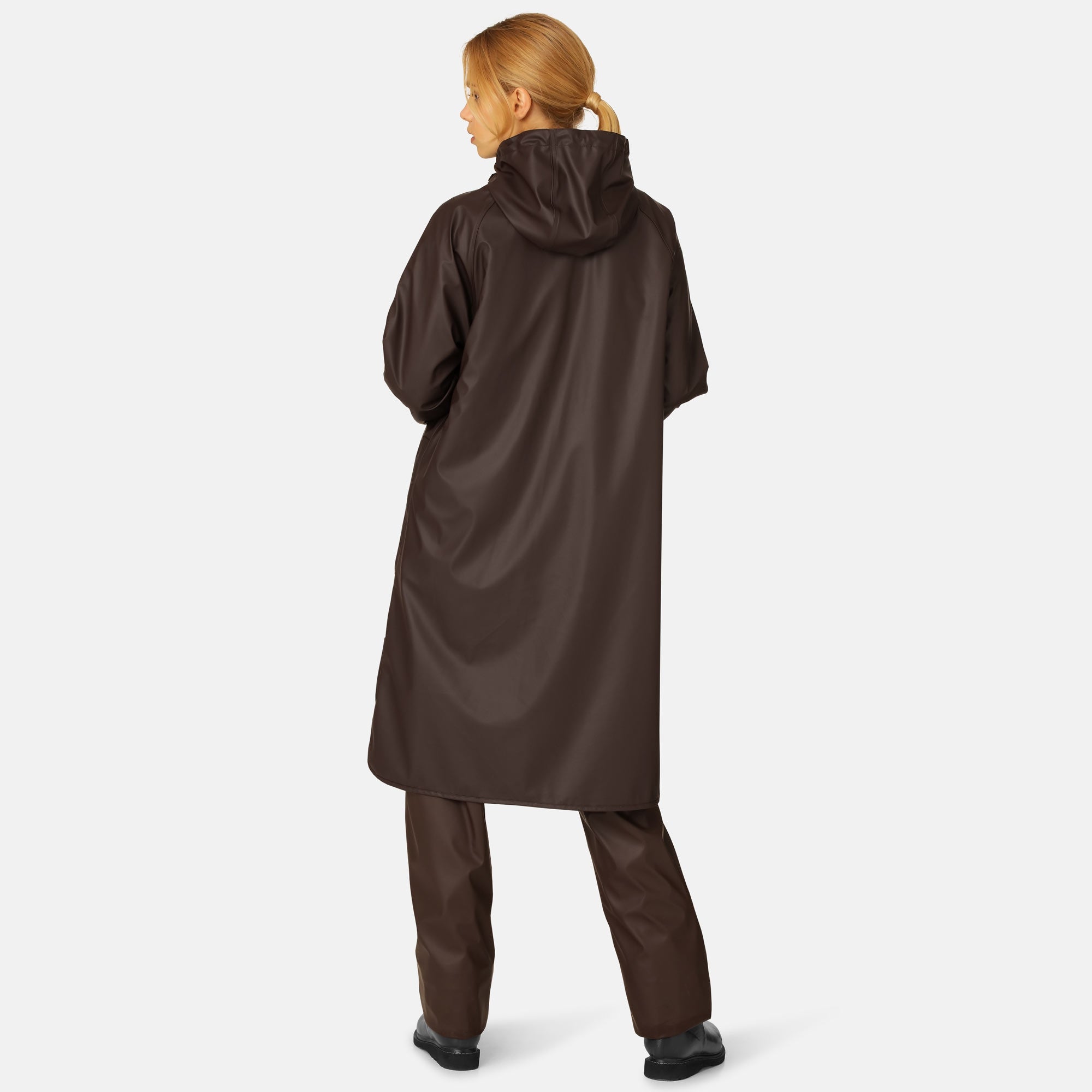 Regenjas RAIN71 - 233 Ganache | Ganache | Raincoat | Ilse Jacobsen