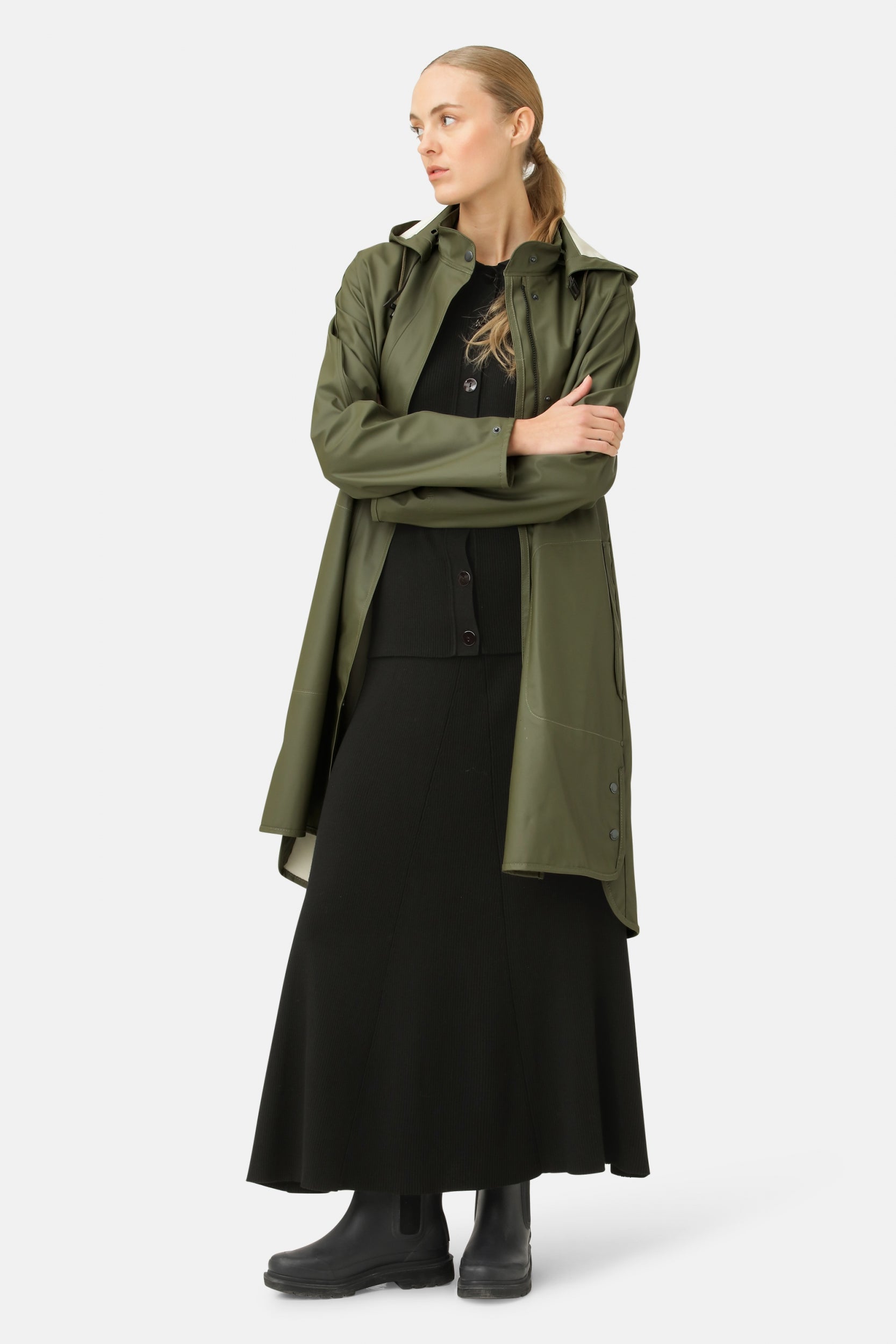 Regenjas RAIN71 - 410 Army | Army | Raincoat | Ilse Jacobsen