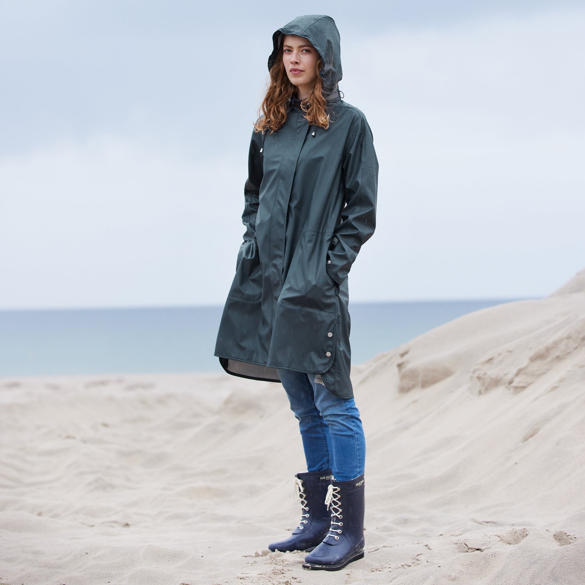 Regenjas RAIN71 - 685 Orion Blue | Orion Blue | Raincoat | Ilse Jacobsen