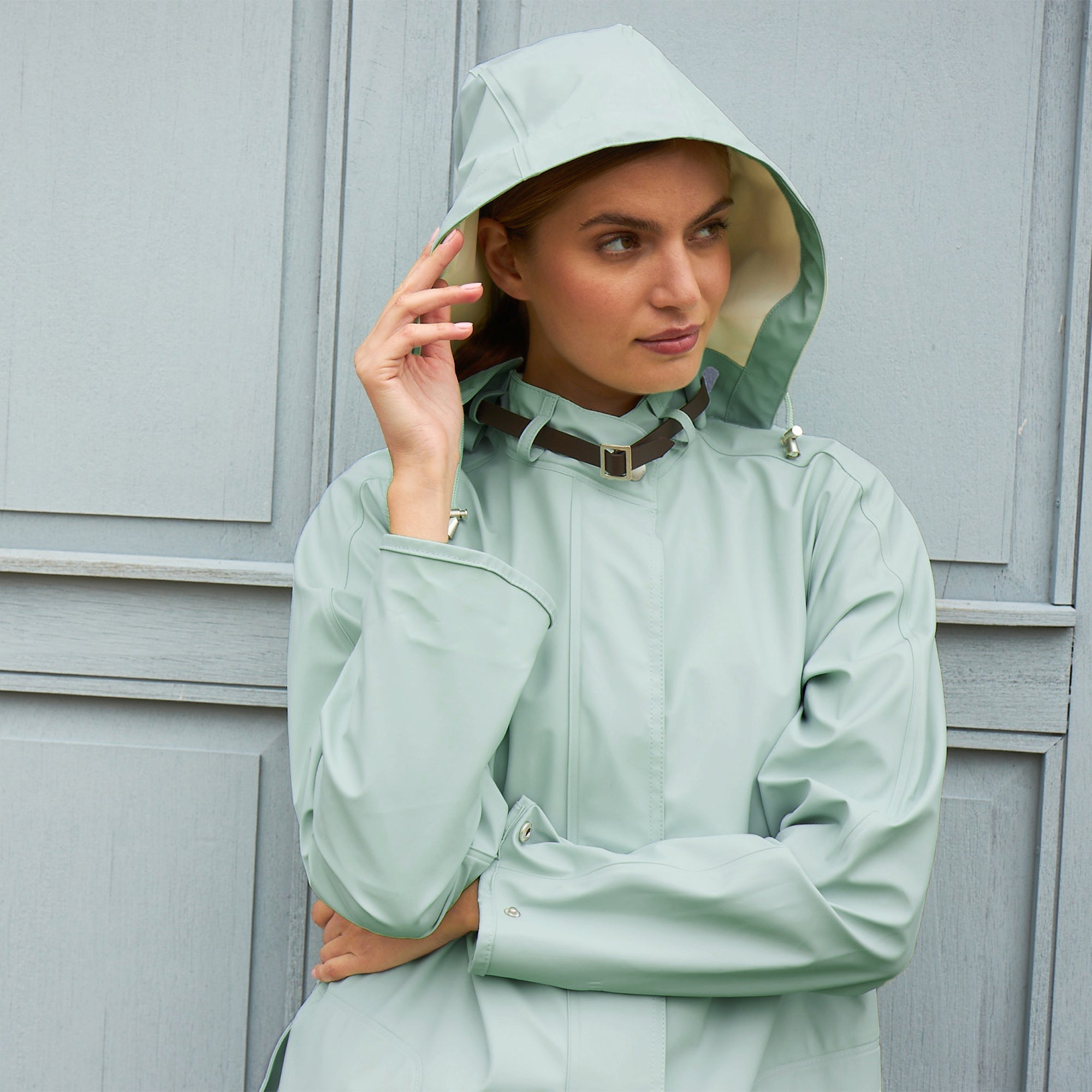 Regenjas RAIN71 - 687 Sea Foam | Sea Foam | Raincoat | Ilse Jacobsen