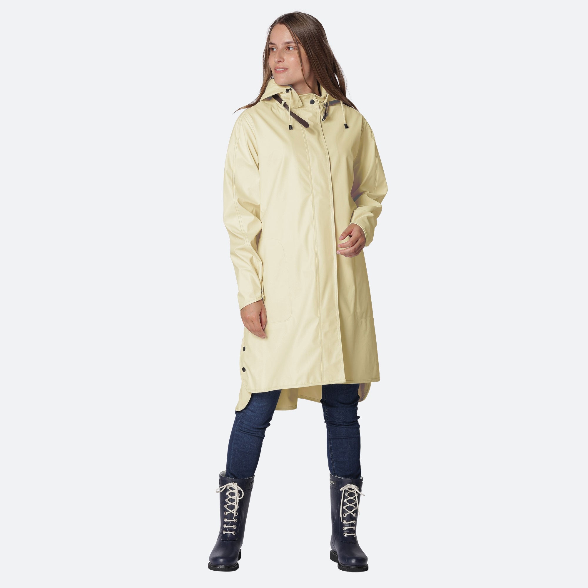 Regenjas RAIN71 - 827 Flan Yellow | Flan Yellow | Raincoat | Ilse Jacobsen