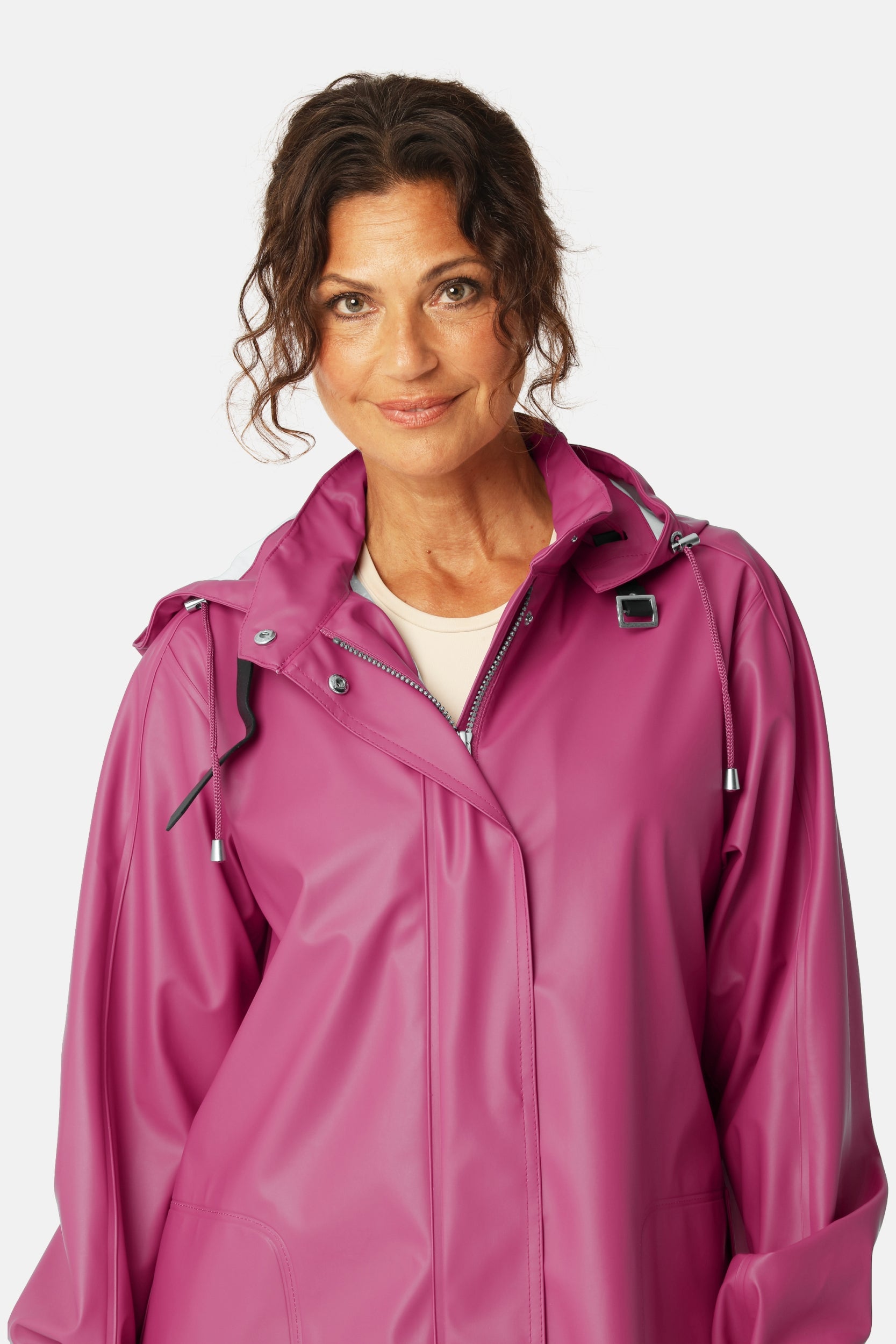 Regenjas RAIN71 | Magenta Haze | Raincoat | Ilse Jacobsen