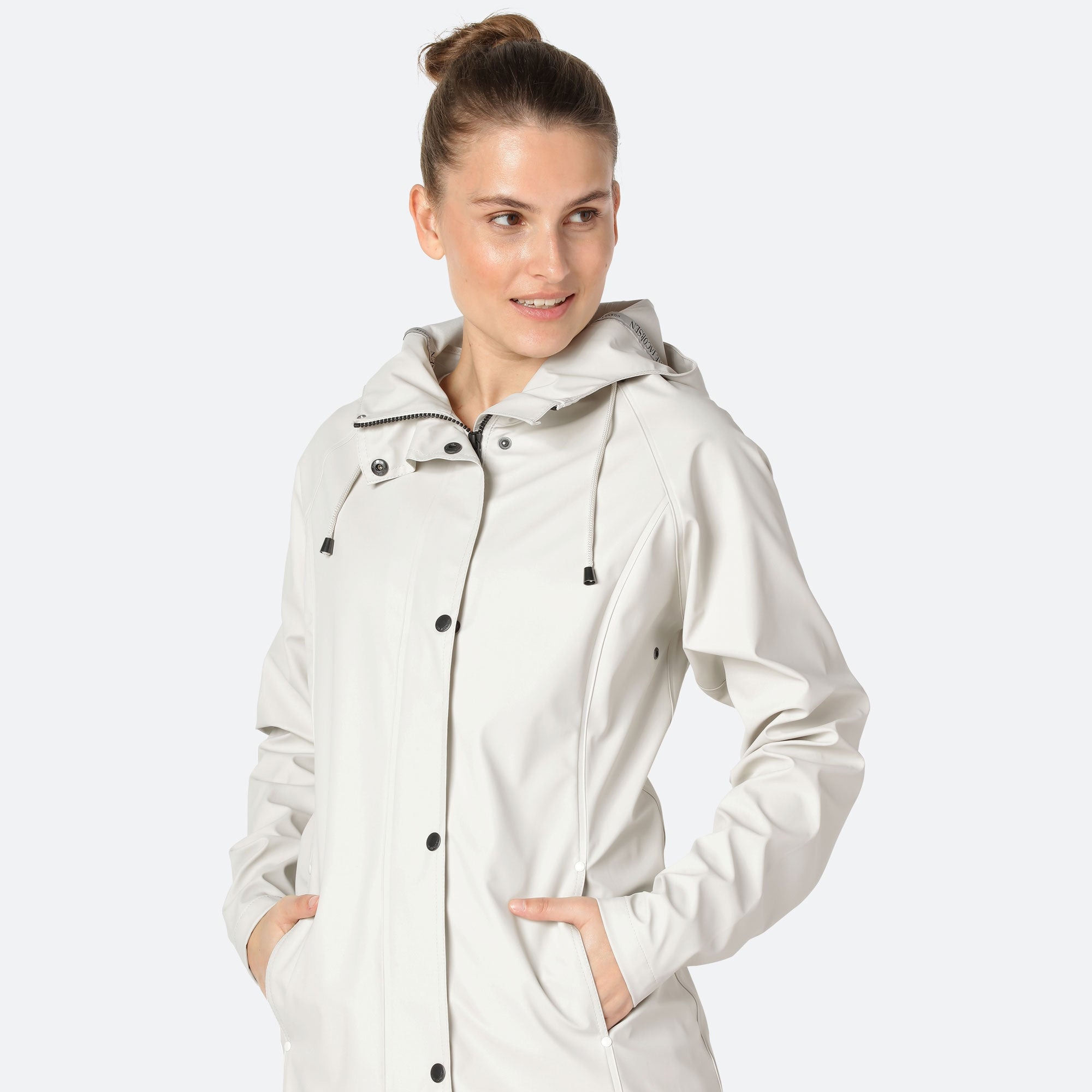 Regenjas RAIN87 - 121 Milk Creme | Milk Creme | Raincoat | Ilse Jacobsen