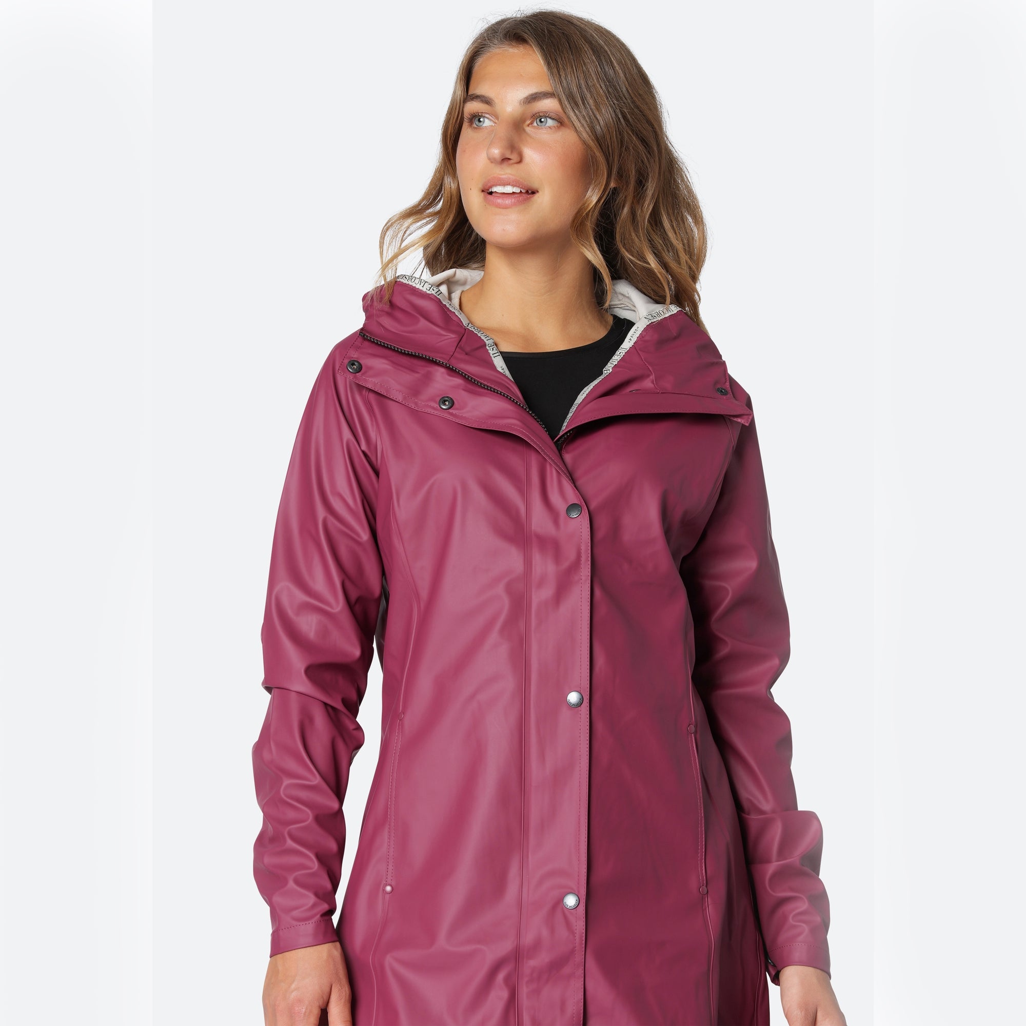Regenjas RAIN87 - 350 Maroon | Maroon | Raincoat | Ilse Jacobsen