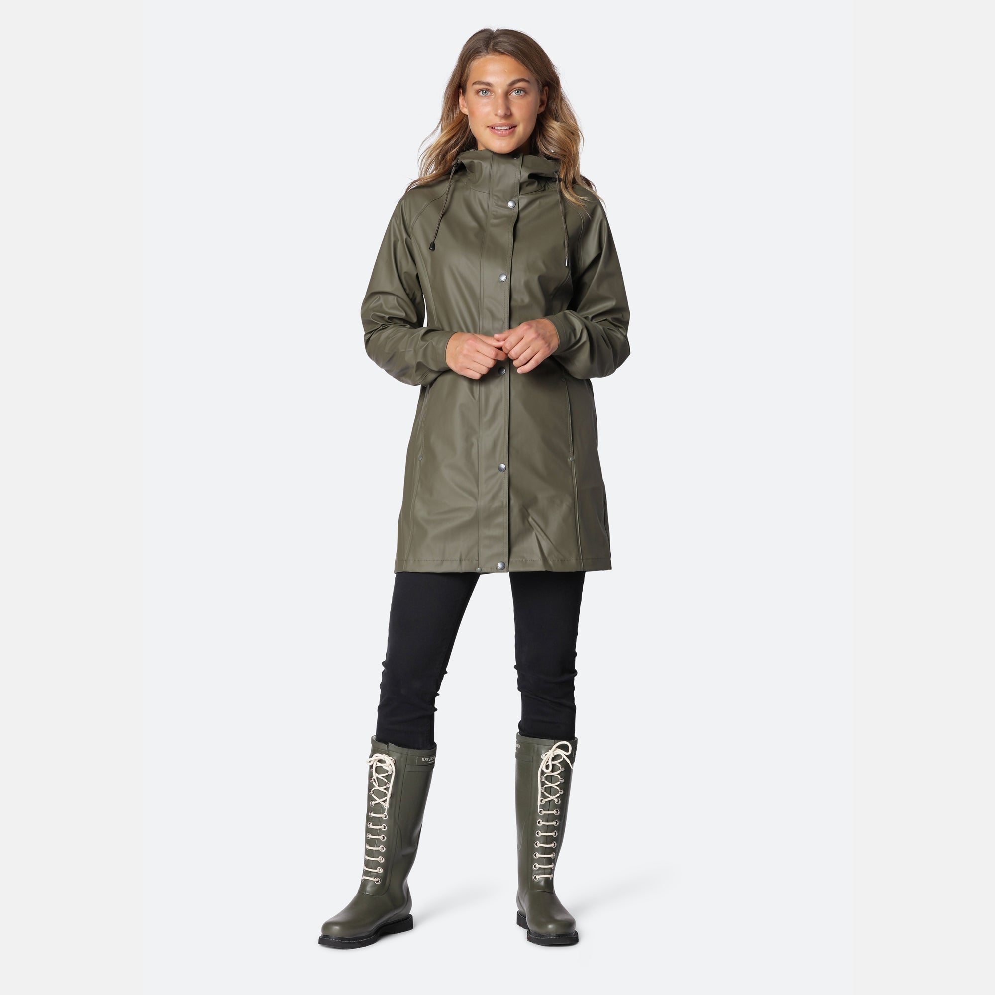 Regenjas RAIN87 - 410 Army | Army | Raincoat | Ilse Jacobsen