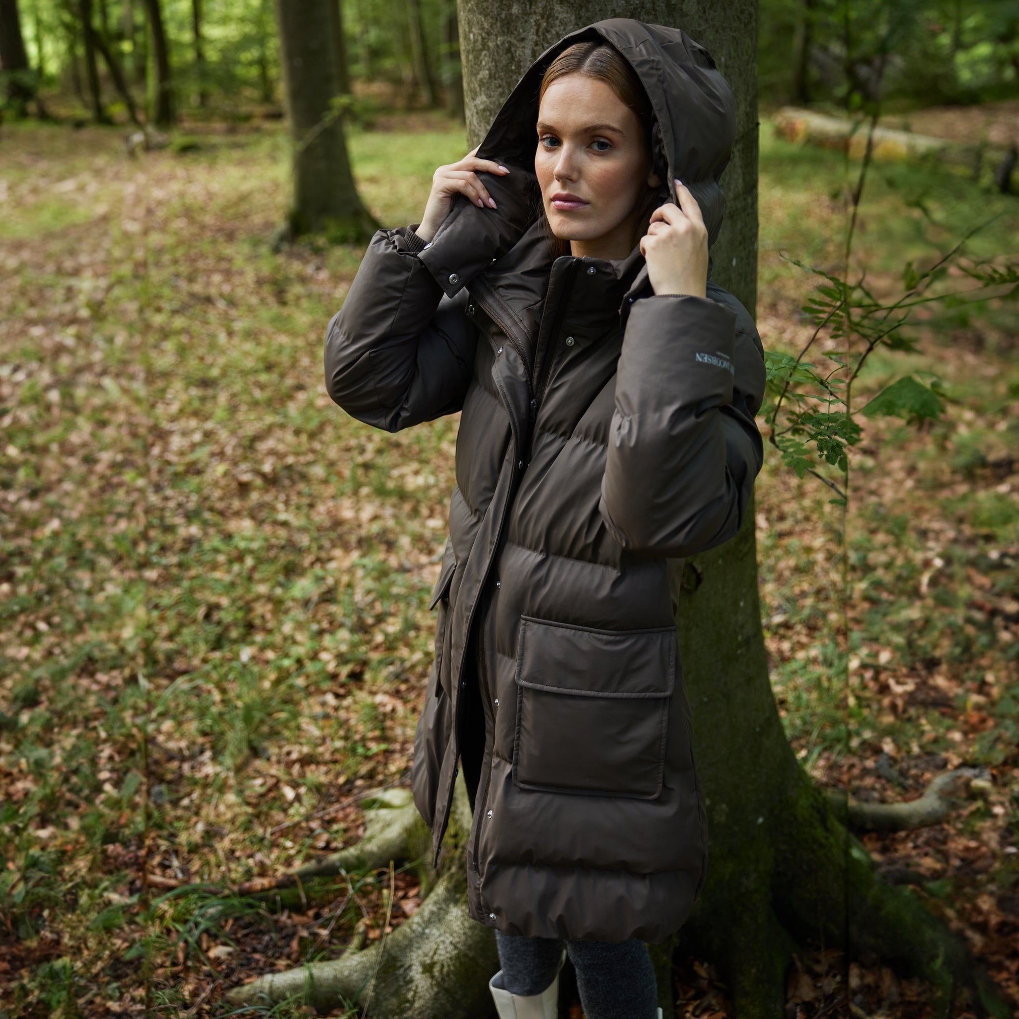 Gewatteerde Regenjas RAINPUFF05 - 229 Chocolate Brown | Chocolate Brown | Raincoat | Ilse Jacobsen