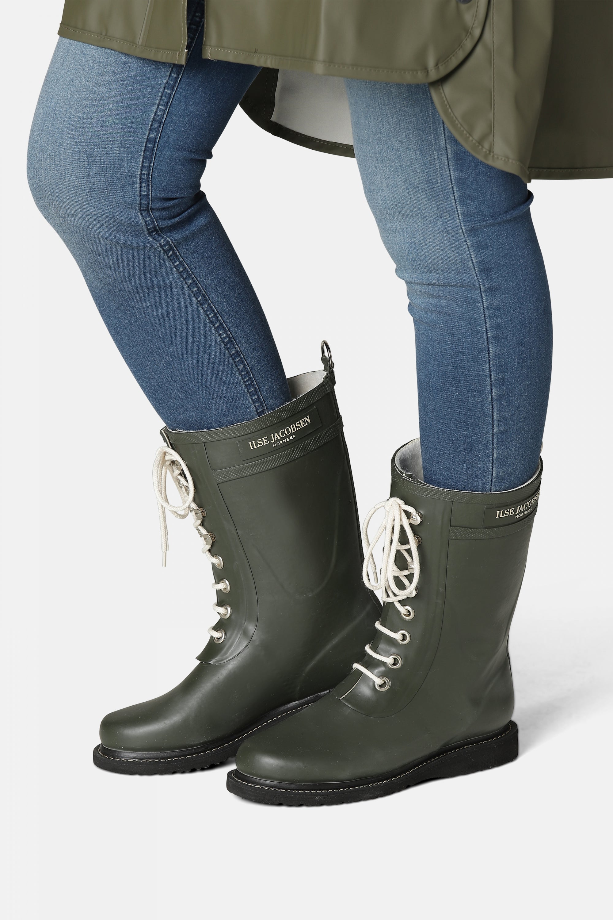 Rubberlaarzen 3/4 RUB15 - 410 Army | Army | Rubber Boots | Ilse Jacobsen