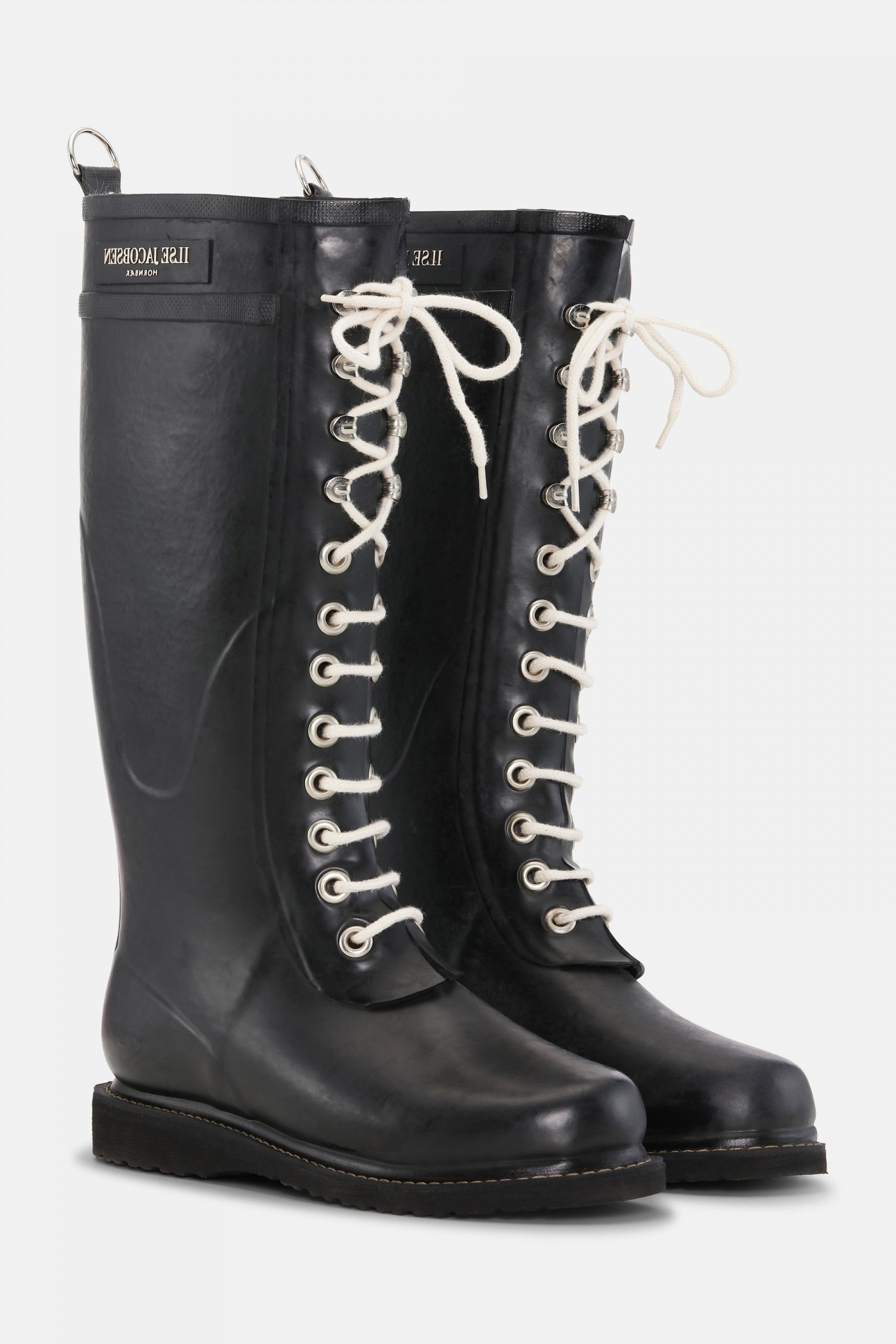 Rubberlaarzen hoog RUB1 - 001 Black | Black | Rubber Boots | Ilse Jacobsen